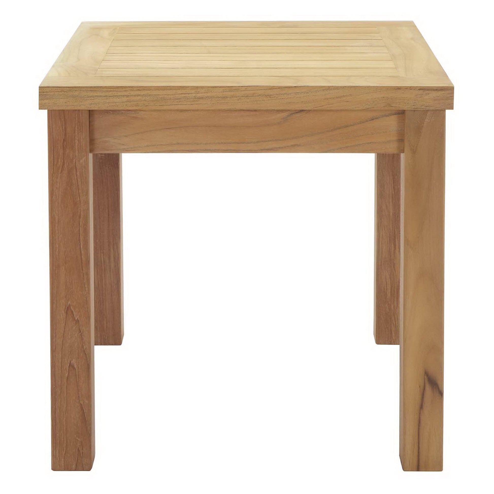 Marina Outdoor Patio Teak Side Table by Modway - Best Buy Furniture