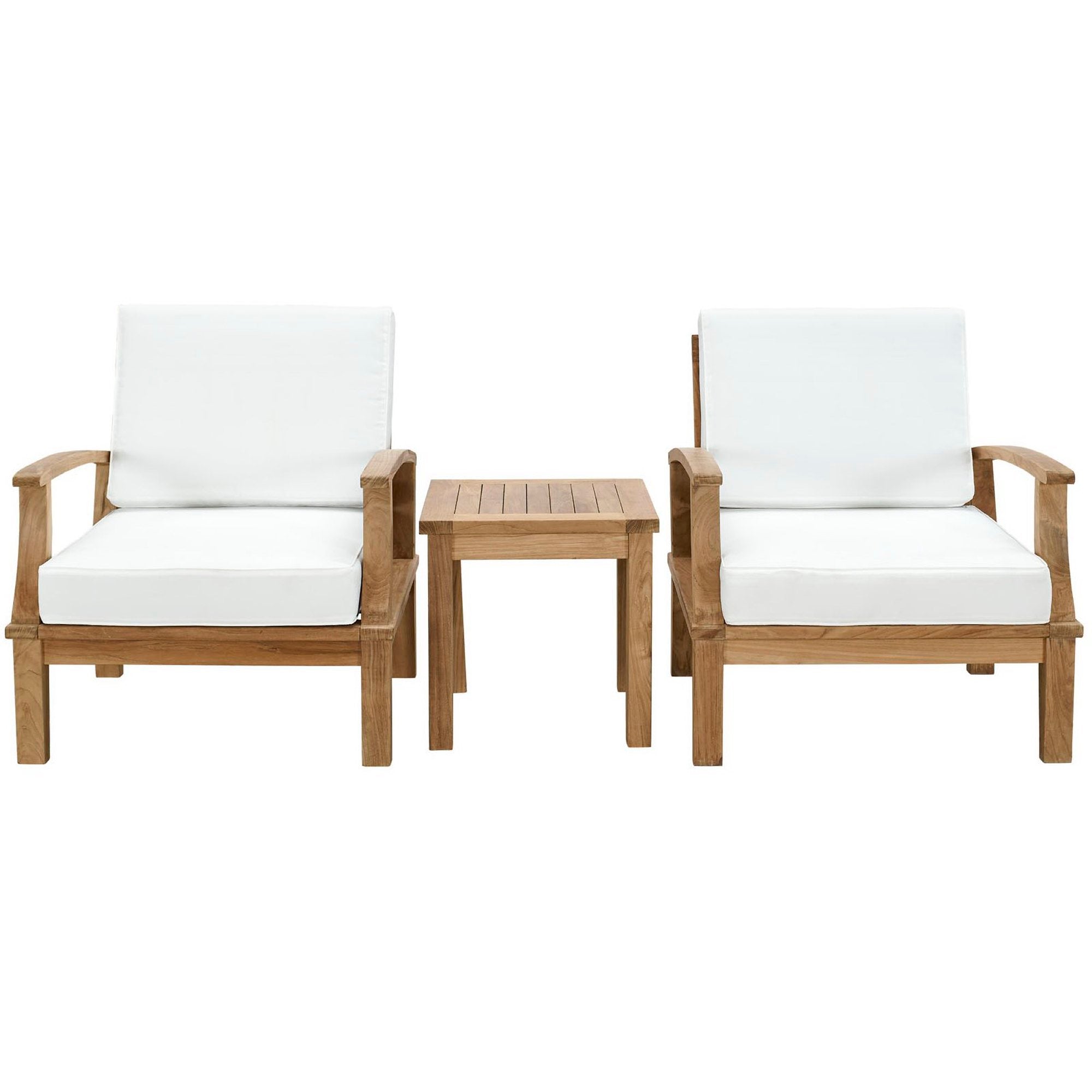 Marina 3 Piece Outdoor Patio Teak Set by Modway