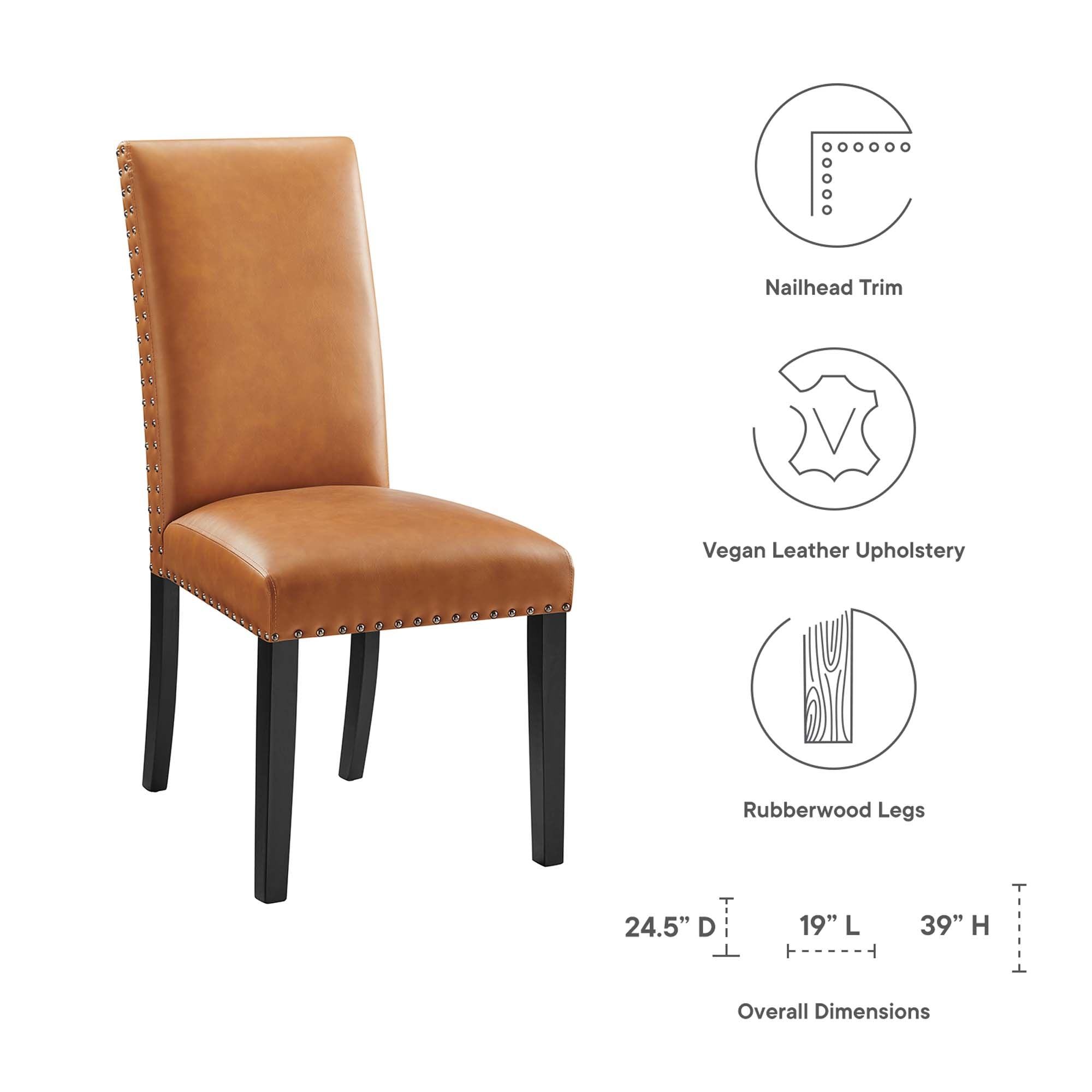 Parcel Dining Faux Leather Side Chair by Modway - Best Buy Furniture