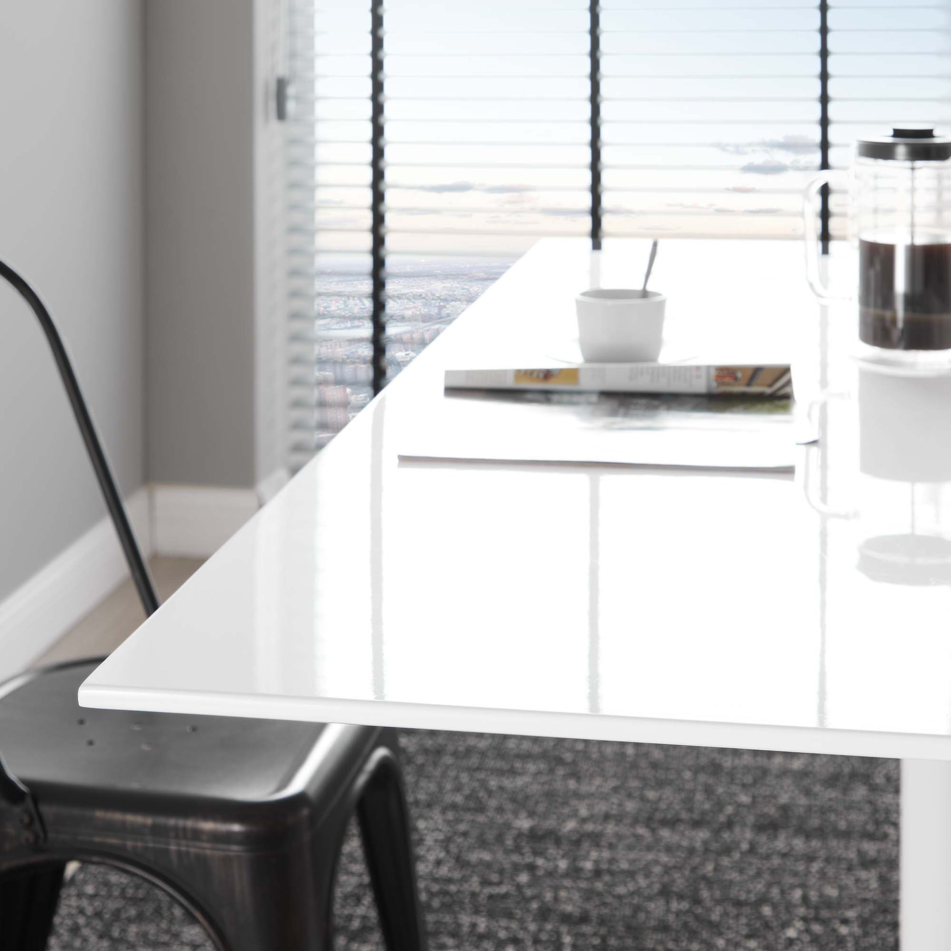 Lippa 60" Rectangle Wood Dining Table by Modway - Best Buy Furniture