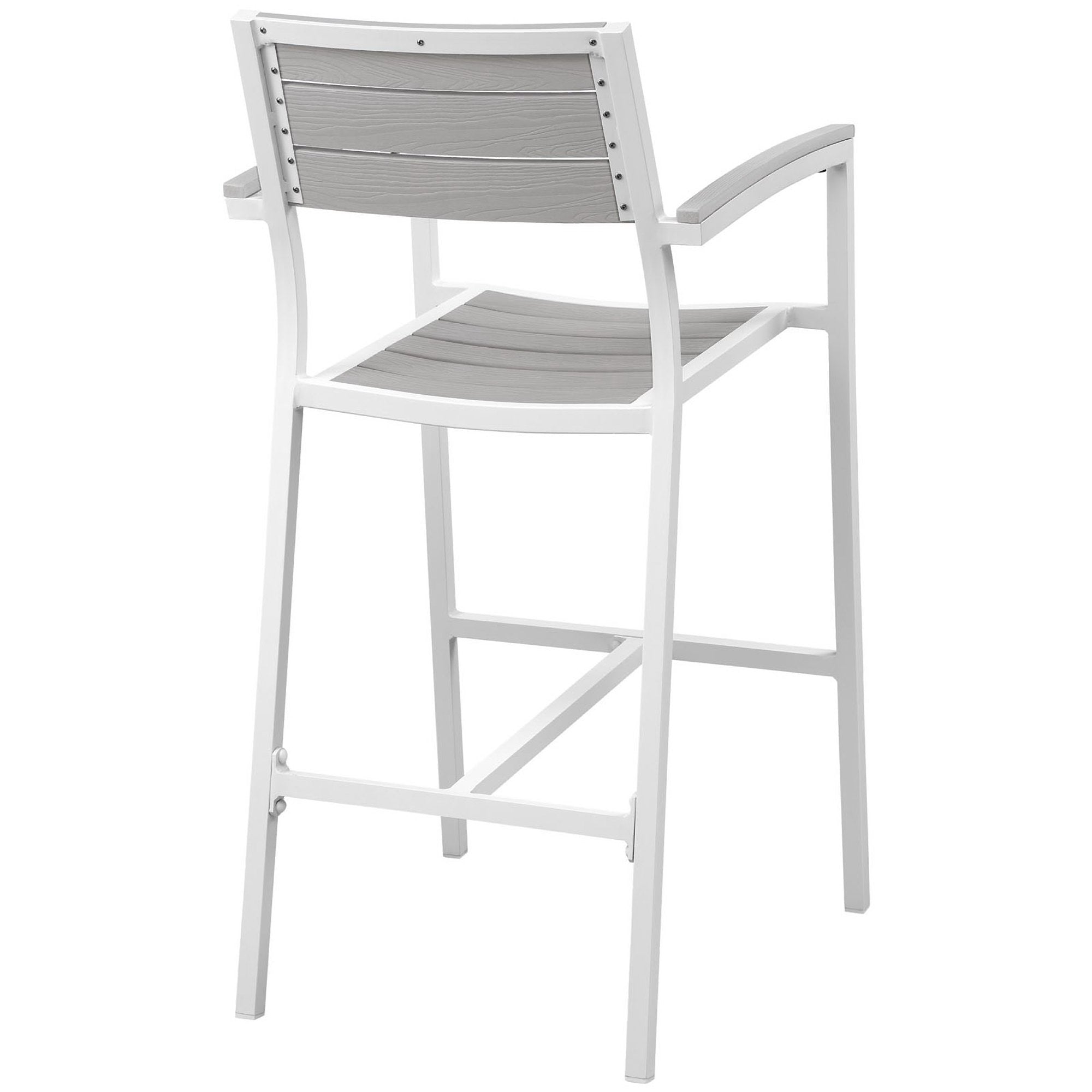 Maine Outdoor Patio Bar Stool Set of 2 by Modway