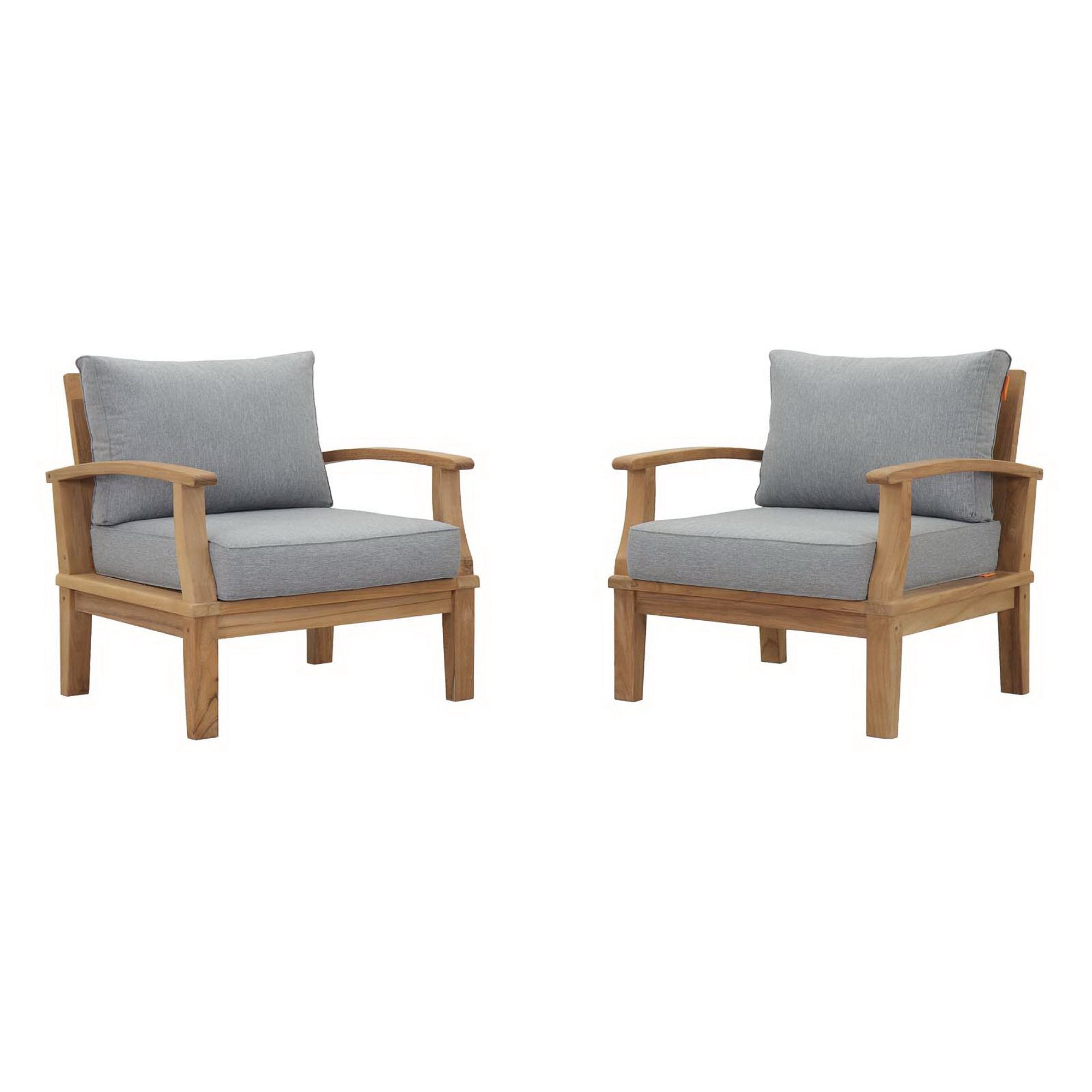 Marina 2 Piece Outdoor Patio Teak Set by Modway