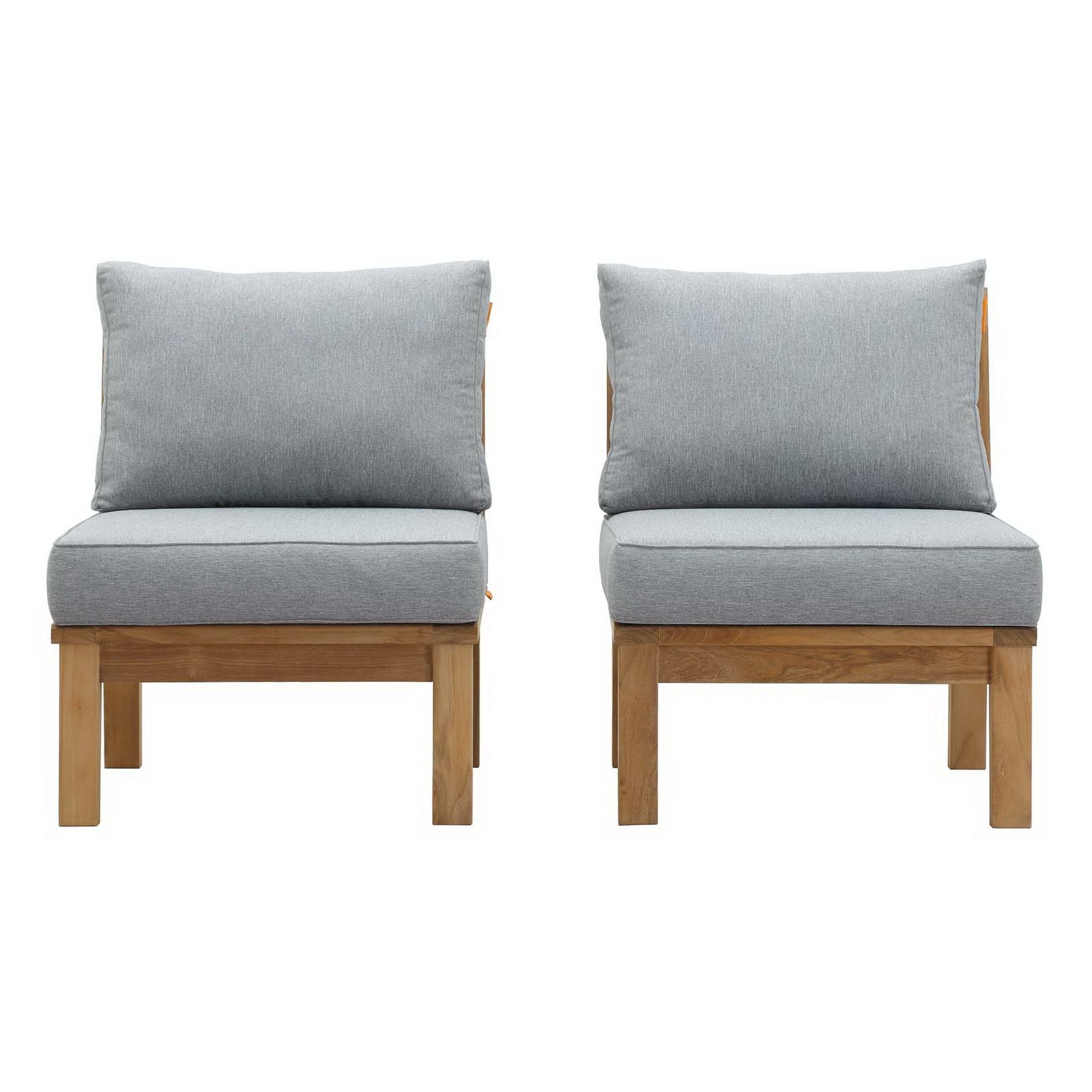 Marina 2 Piece Outdoor Patio Teak Set by Modway