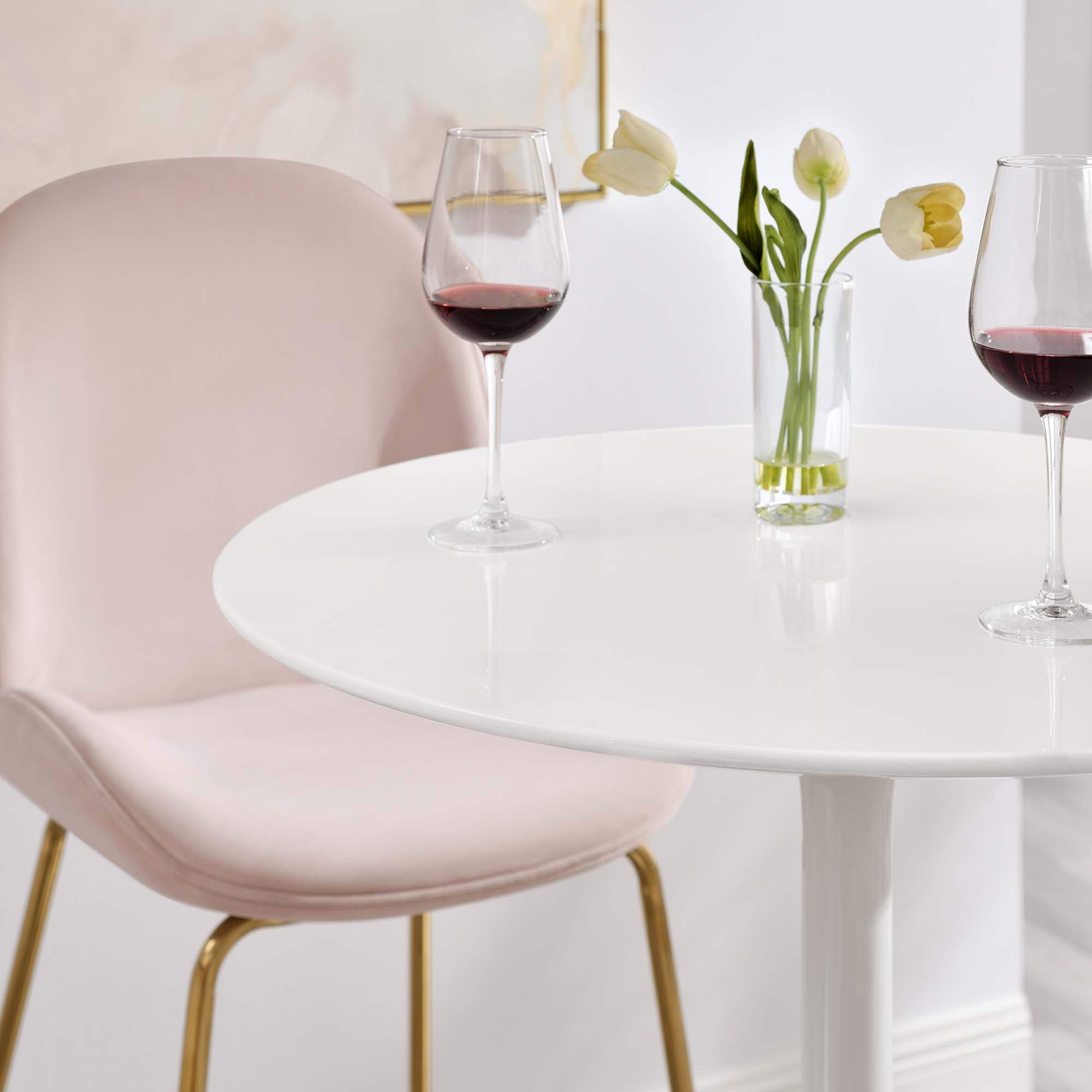 Lippa 28" Round Wood Bar Table by Modway - Best Buy Furniture
