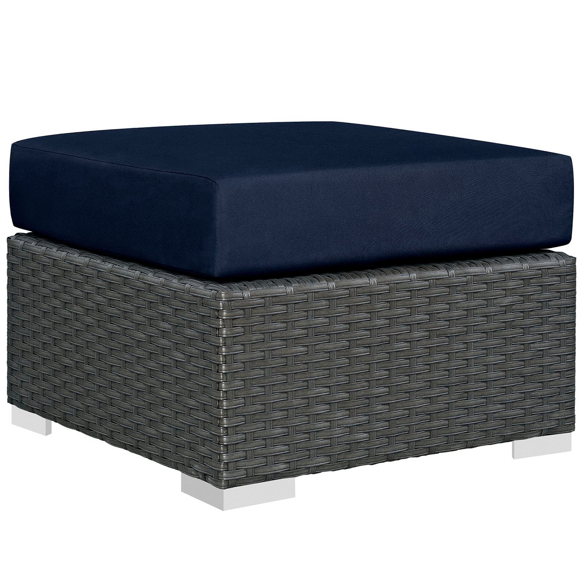 Sojourn Outdoor Patio Sunbrella� Ottoman by Modway