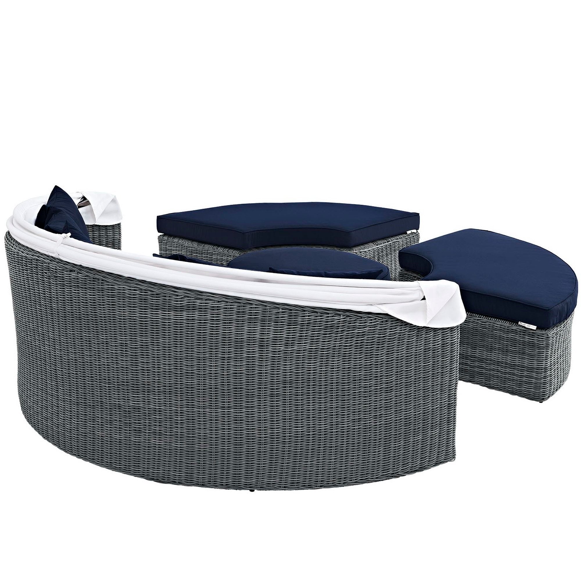 Summon Canopy Outdoor Patio Sunbrella� Daybed by Modway