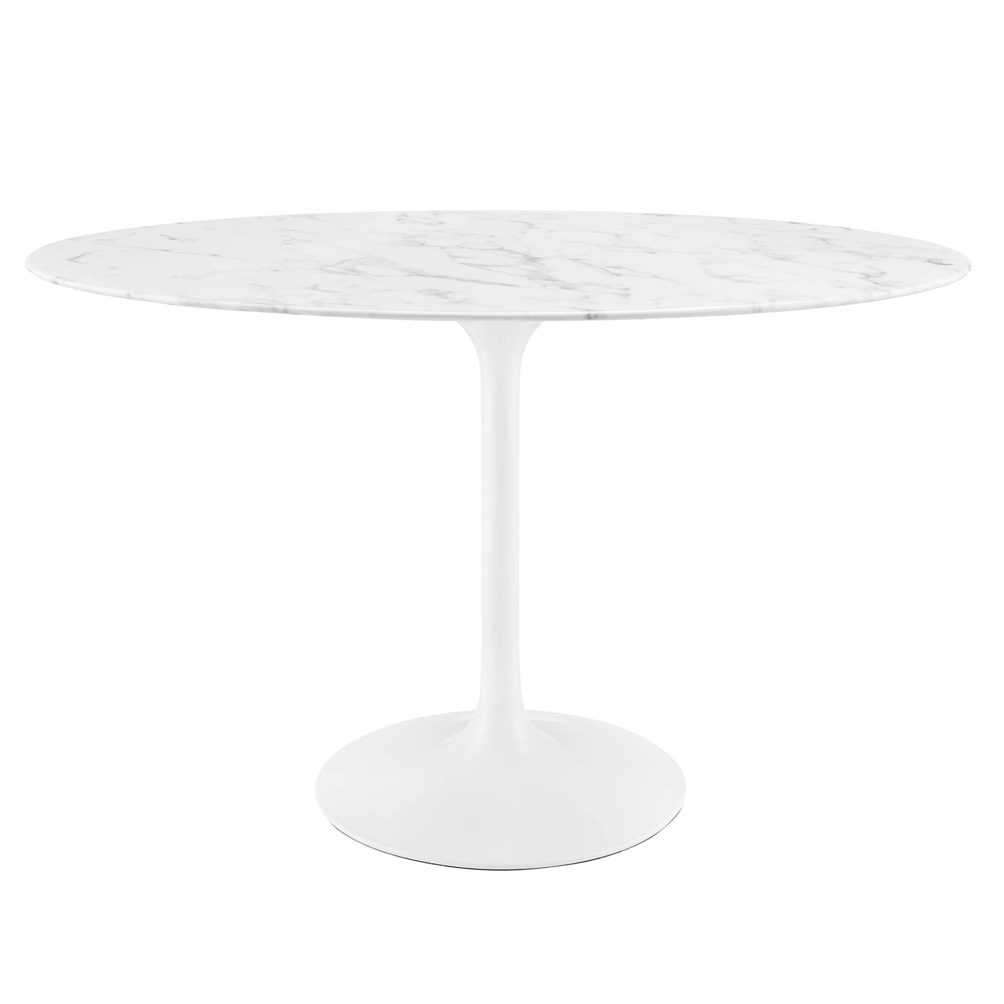 Lippa 48" Oval Faux Marble Dining Table by Modway - Best Buy Furniture