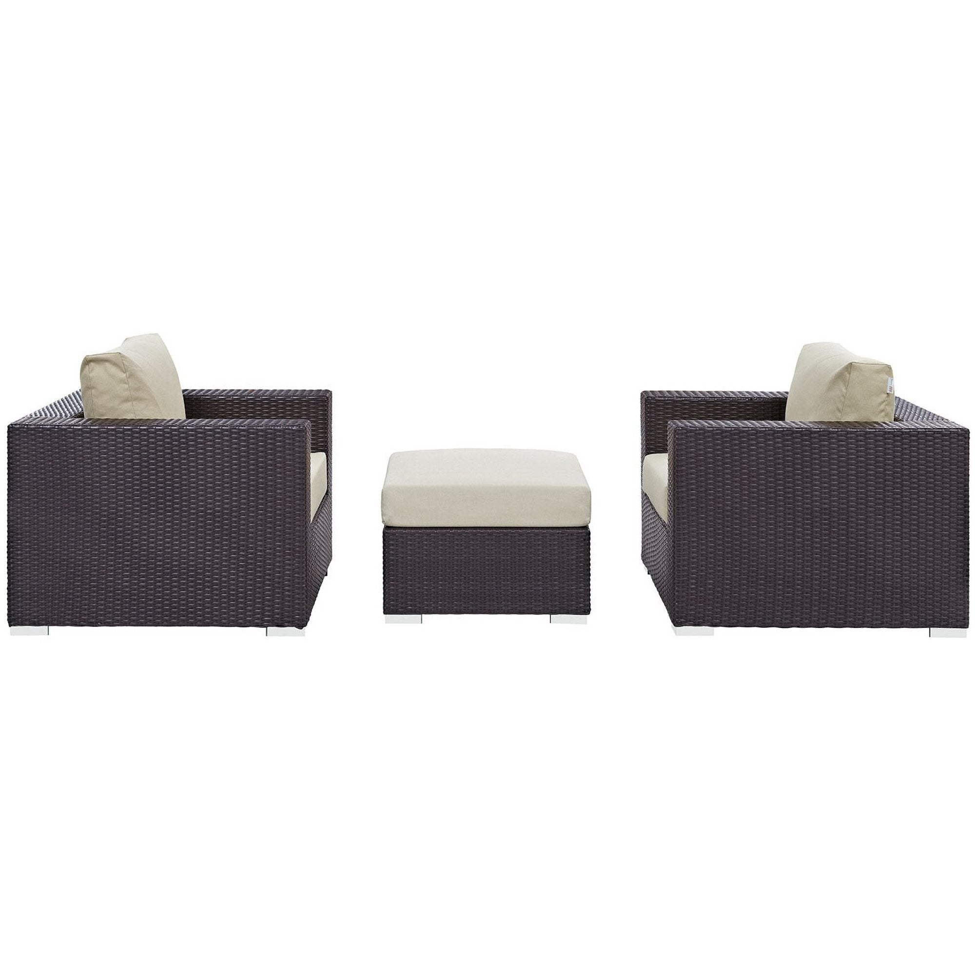 Convene 3 Piece Outdoor Patio Sofa Set by Modway