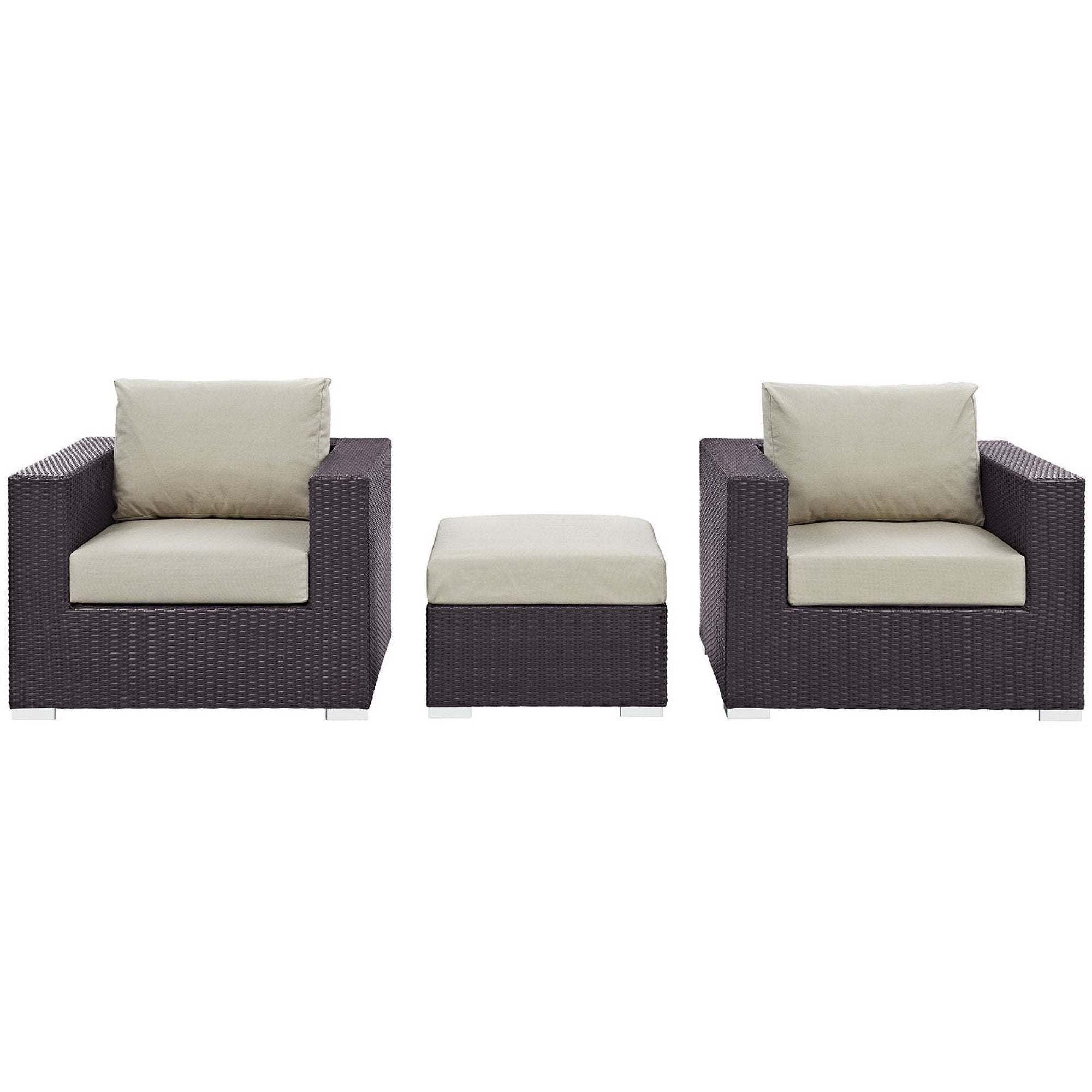 Convene 3 Piece Outdoor Patio Sofa Set by Modway