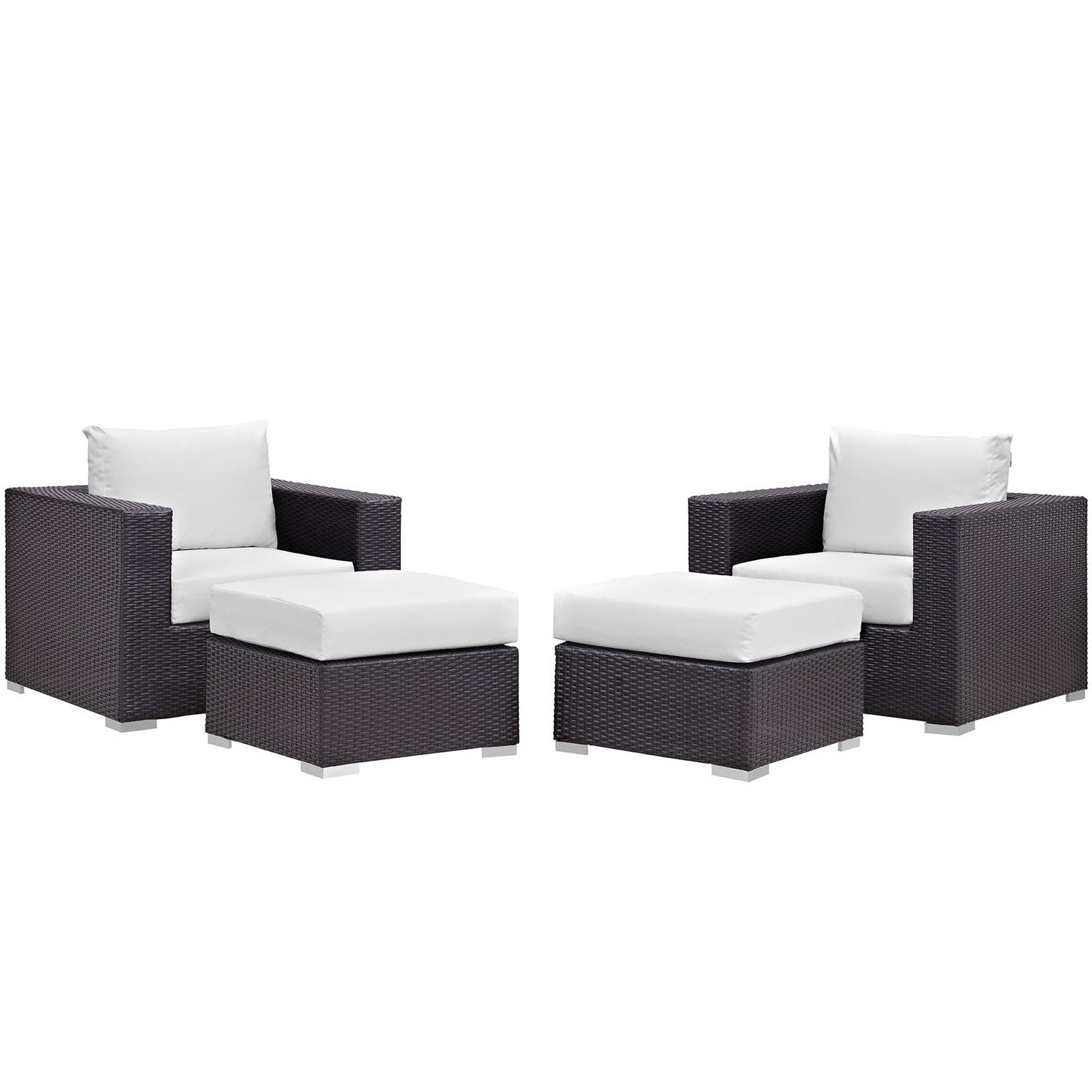 Convene 4 Piece Outdoor Patio Sectional Set by Modway