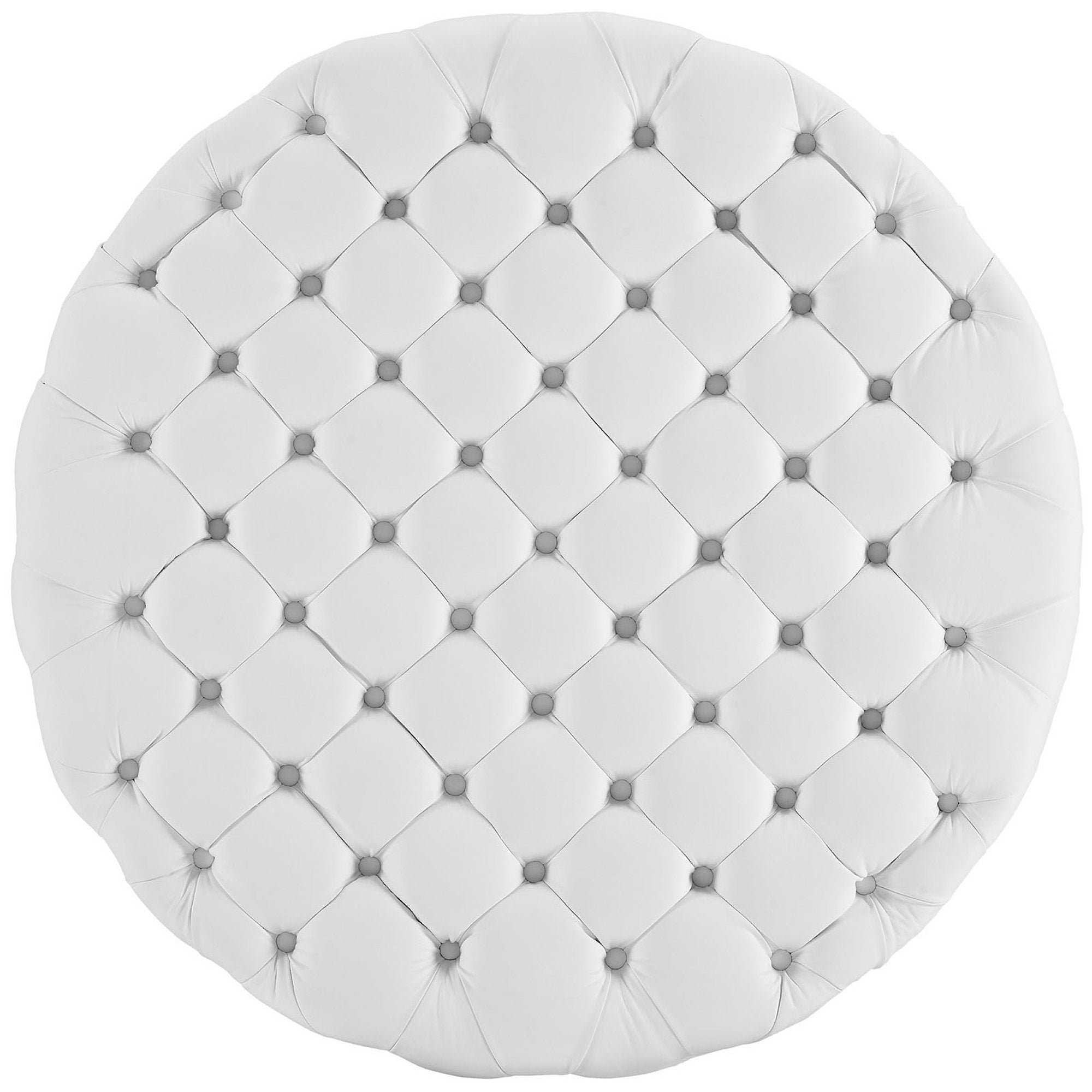 Amour Upholstered Vinyl Ottoman by Modway