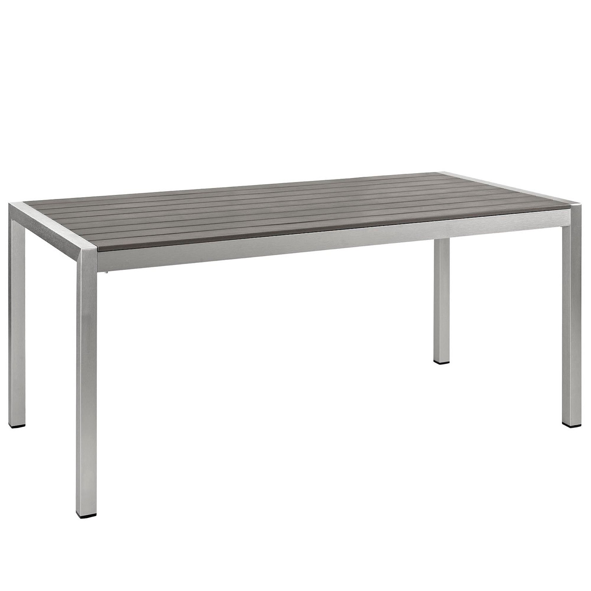 Shore Outdoor Patio Aluminum Dining Table by Modway