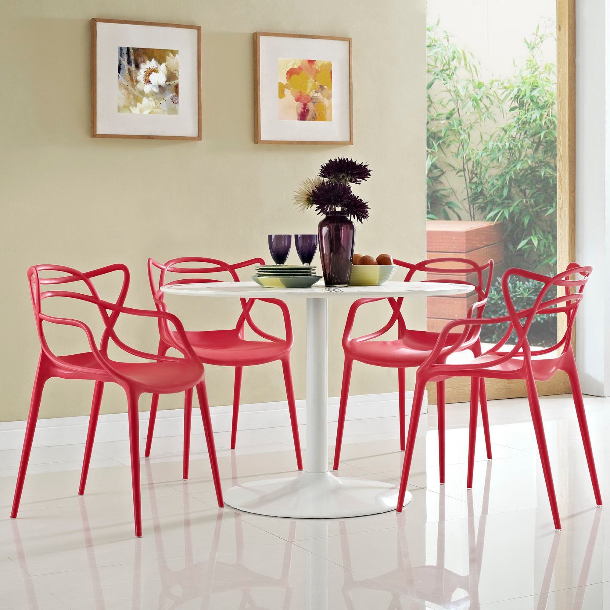 Entangled Dining Set Set of 4 by Modway