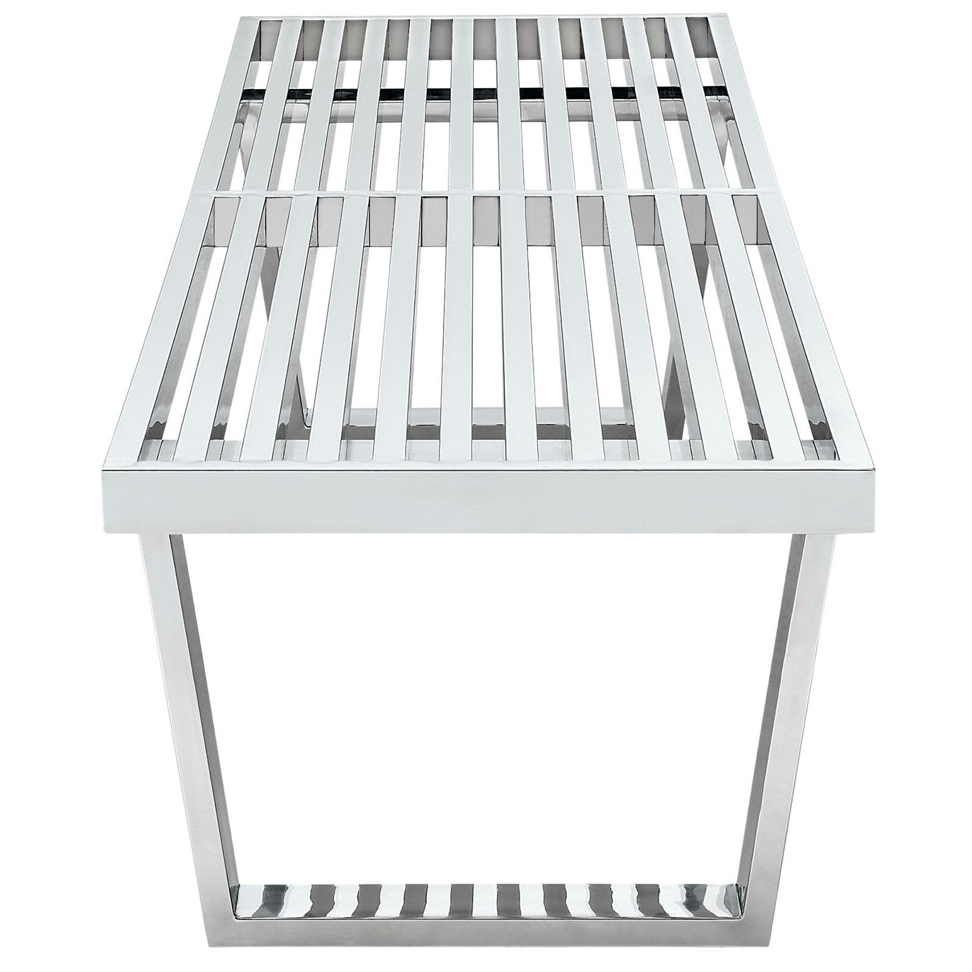 Sauna 5' Stainless Steel Bench by Modway