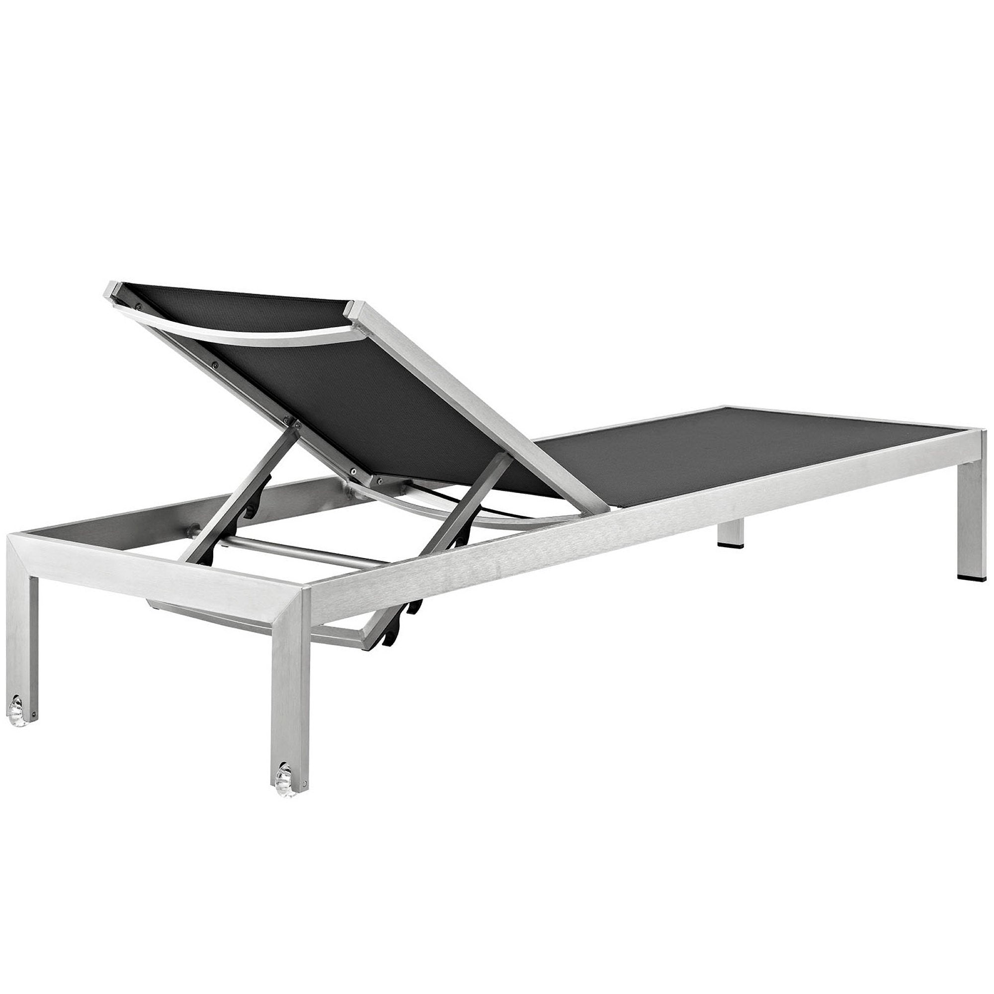 Shore Outdoor Patio Aluminum Chaise Set of 6 by Modway