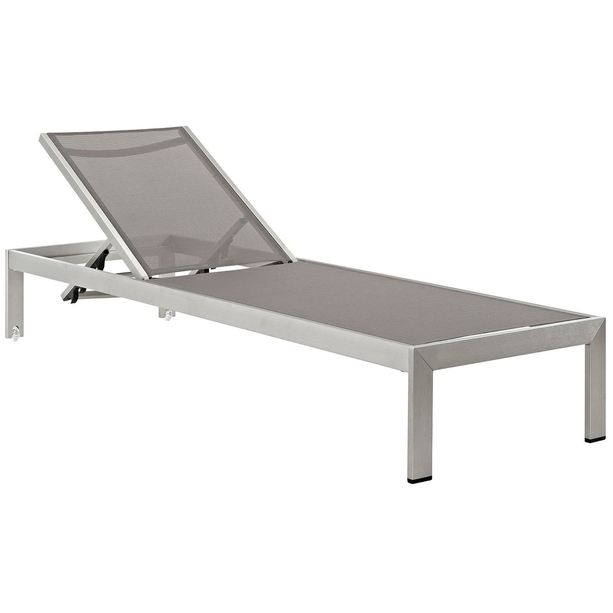 Shore Outdoor Patio Aluminum Chaise Set of 6 by Modway