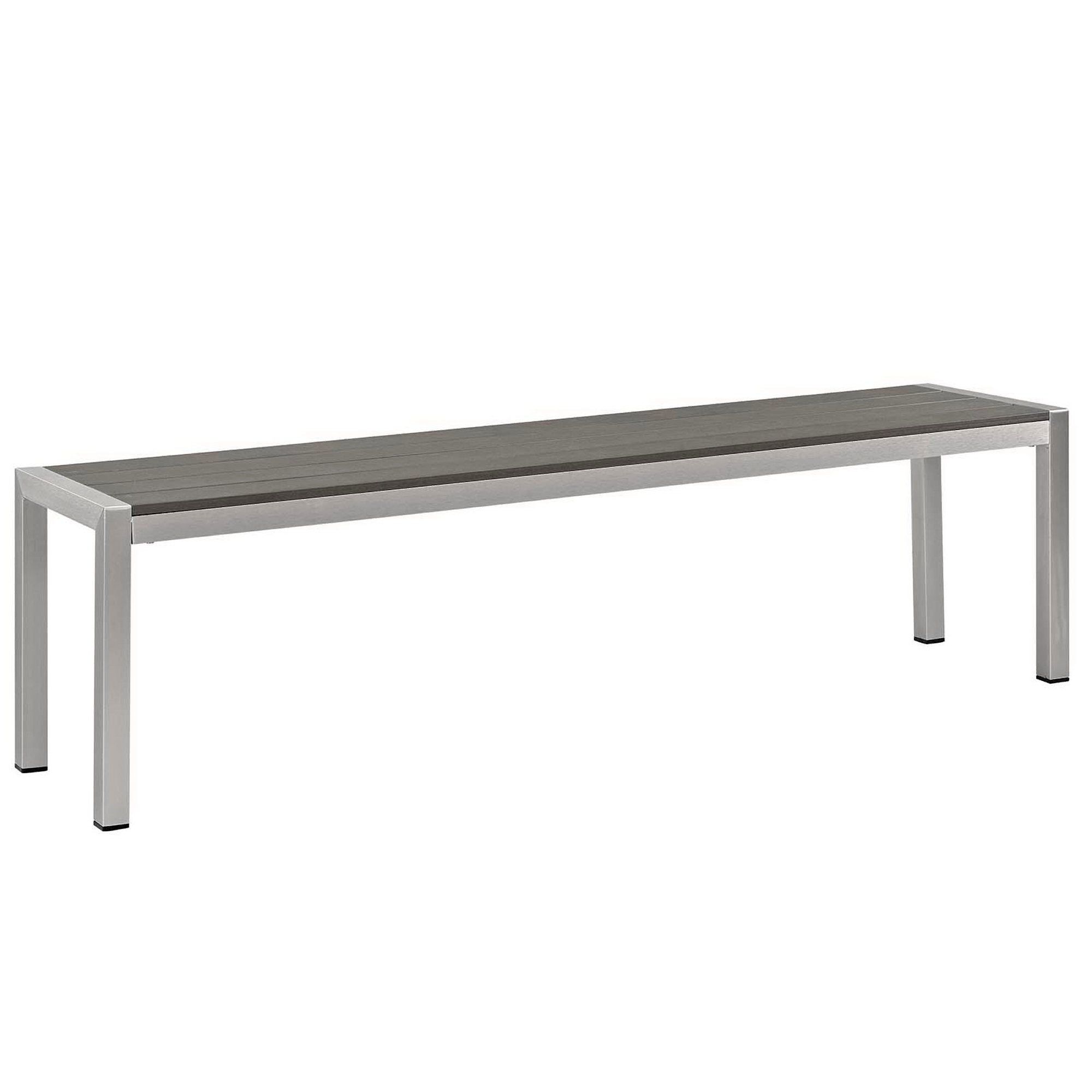 Shore 3 Piece Outdoor Patio Aluminum Dining Set by Modway