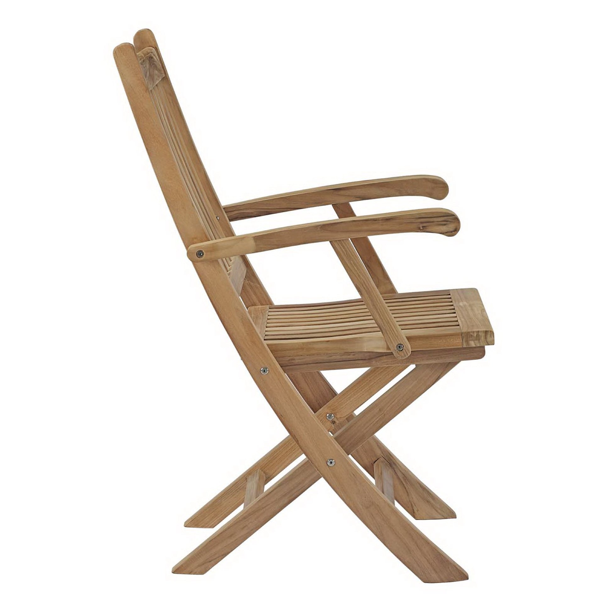 Marina Outdoor Patio Teak Folding Chair by Modway - Best Buy Furniture