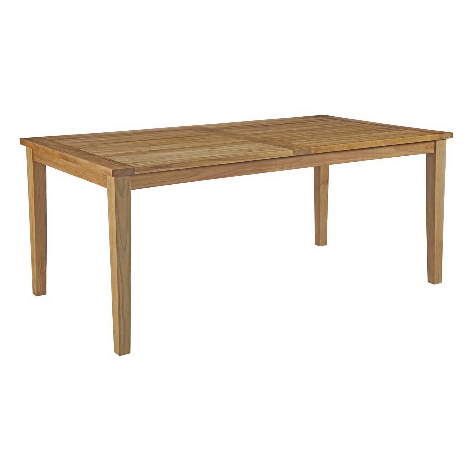 Marina 72" Outdoor Patio Teak Dining Table by Modway