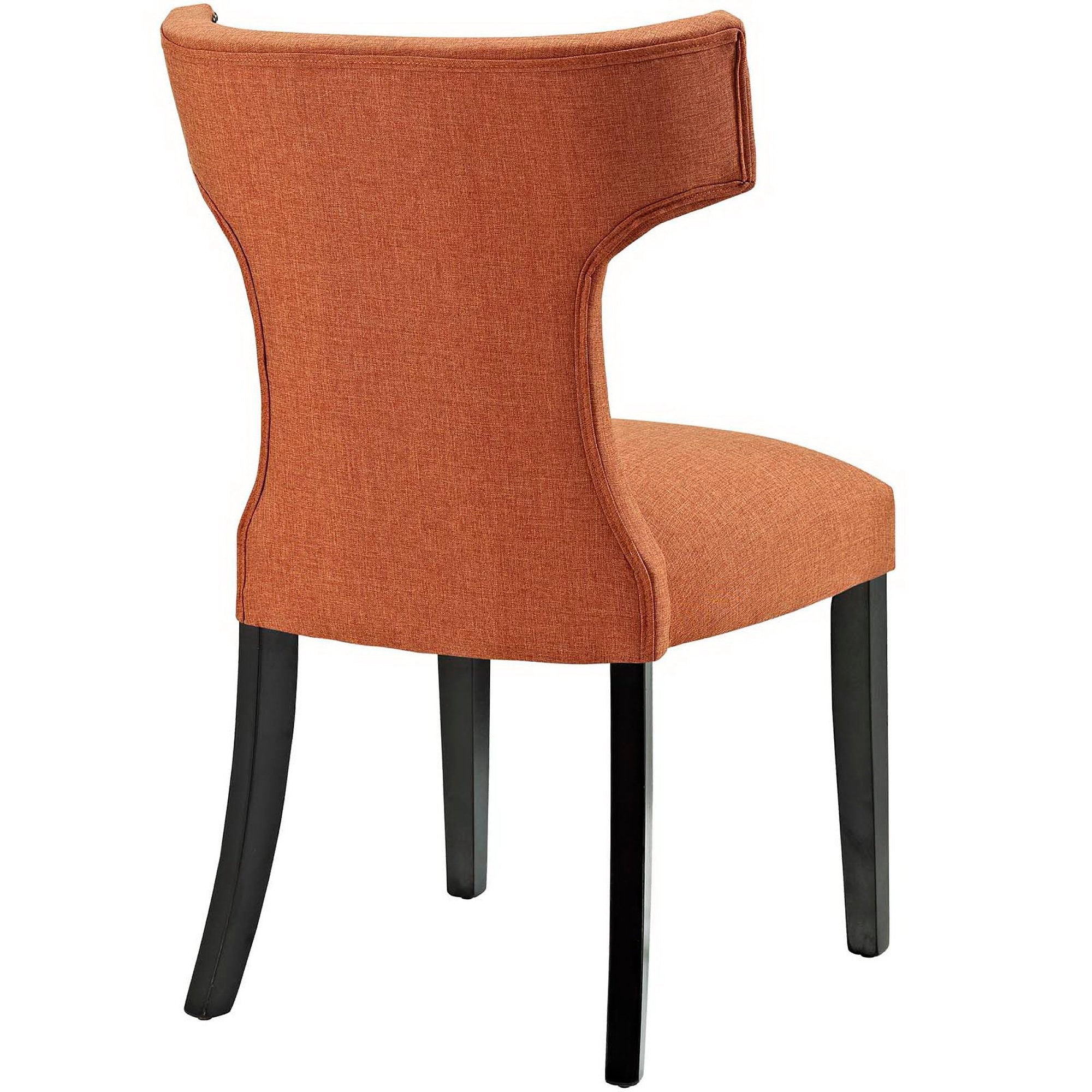 Curve Fabric Dining Side Chair Set of 2 by Modway