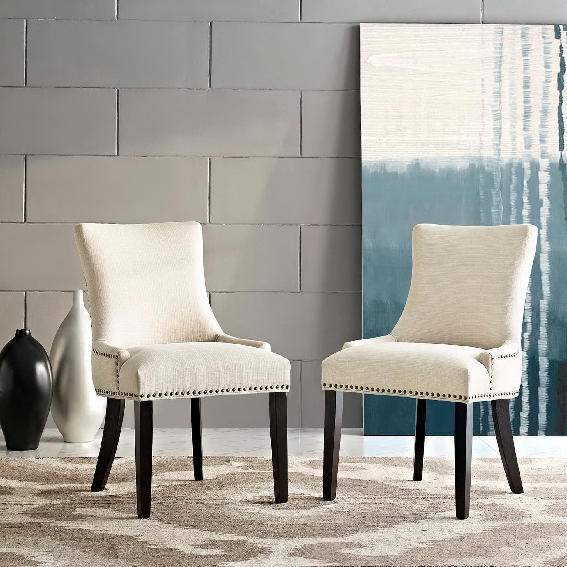 Marquis Fabric Dining Side Chair Set of 2 by Modway - Best Buy Furniture