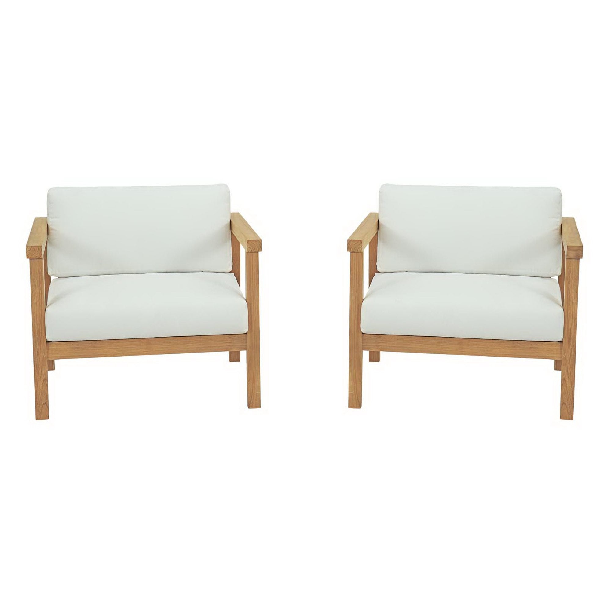 Bayport 2 Piece Outdoor Patio Teak Set by Modway