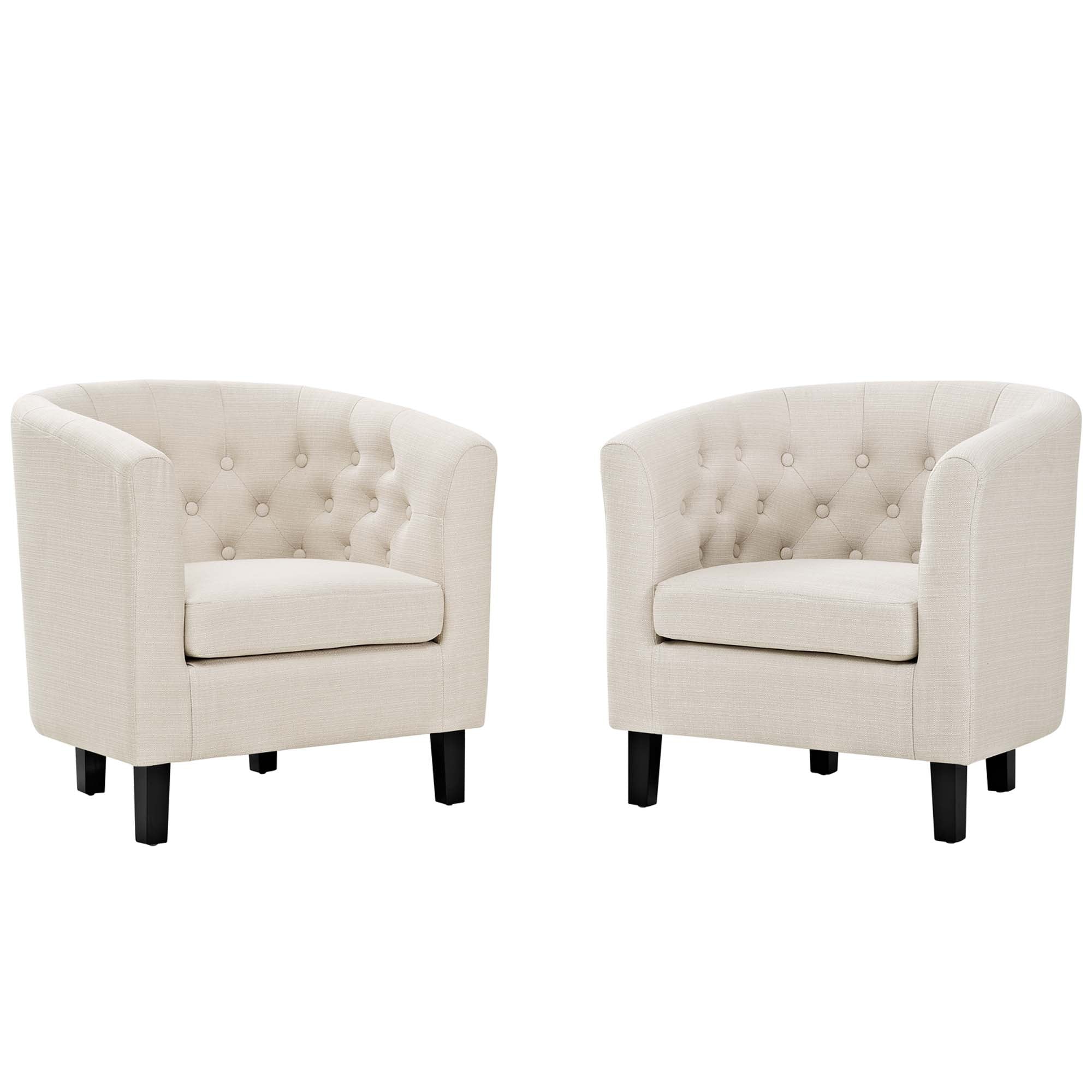 Prospect 2 Piece Upholstered Fabric Armchair Set by Modway