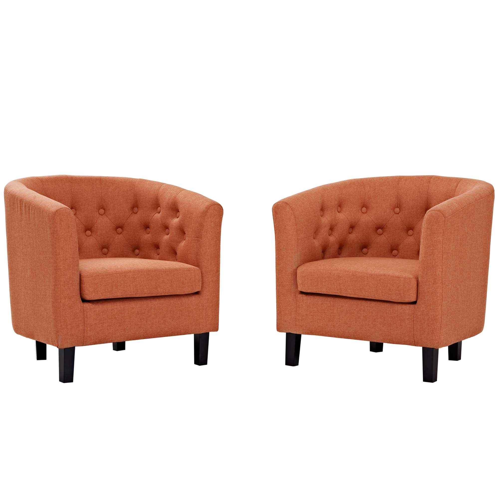 Prospect 2 Piece Upholstered Fabric Armchair Set by Modway