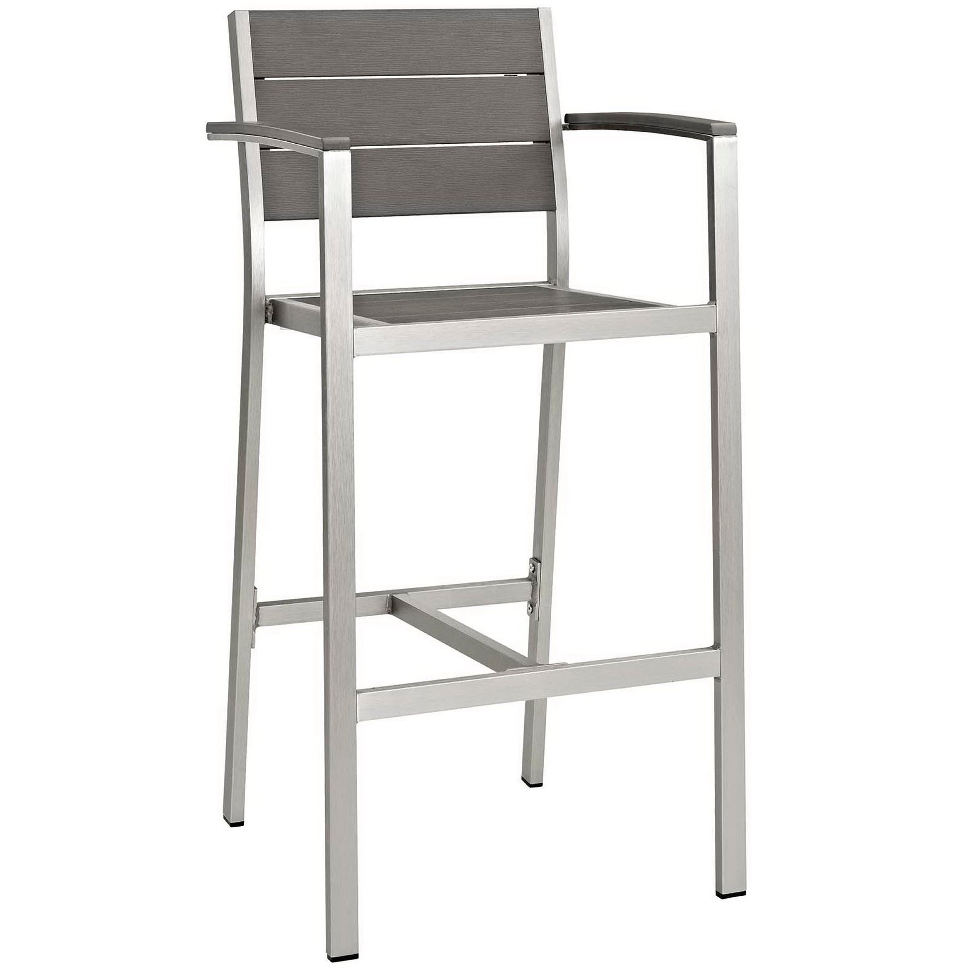 Shore 3 Piece Outdoor Patio Aluminum Pub Set by Modway - Best Buy Furniture