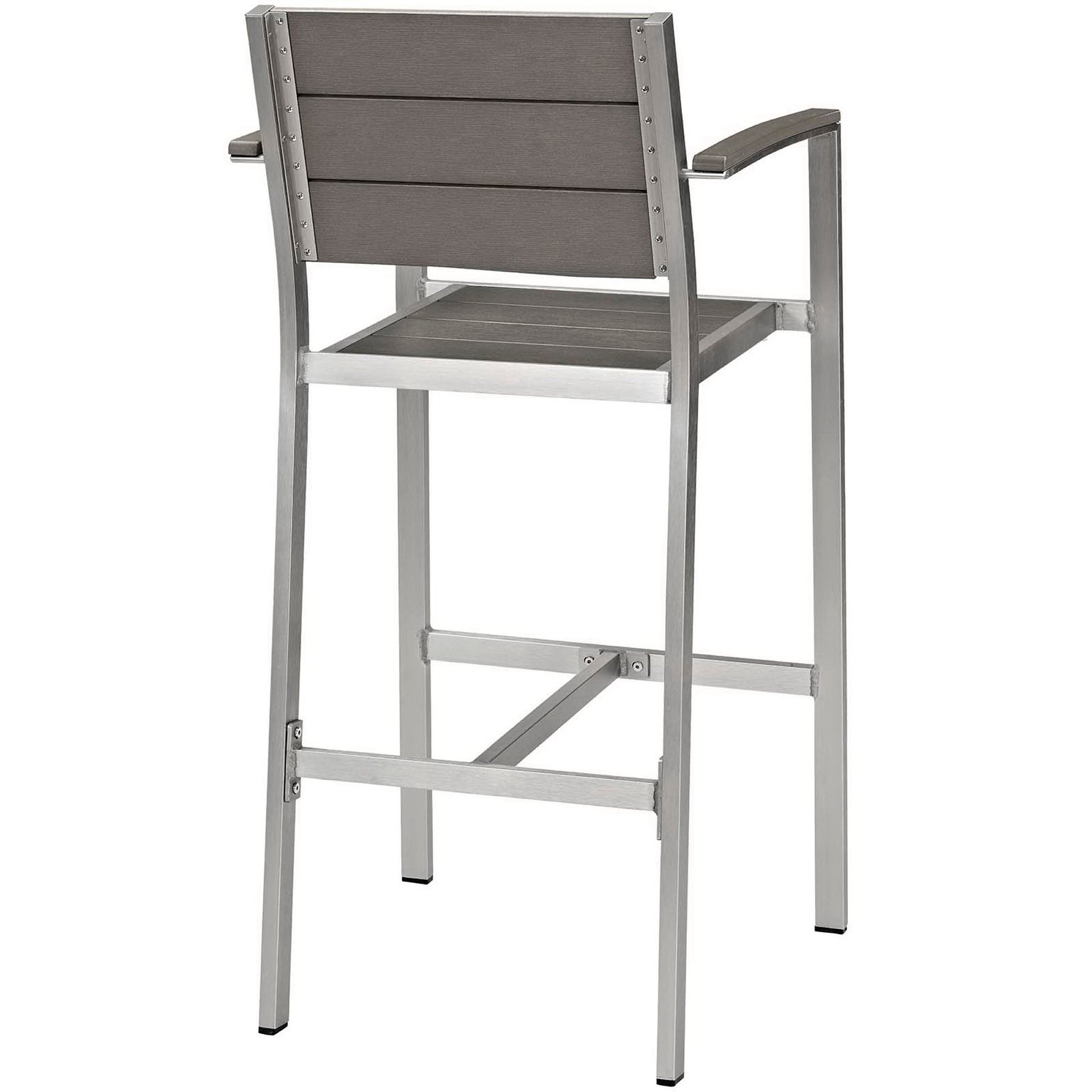 Shore 3 Piece Outdoor Patio Aluminum Pub Set by Modway - Best Buy Furniture