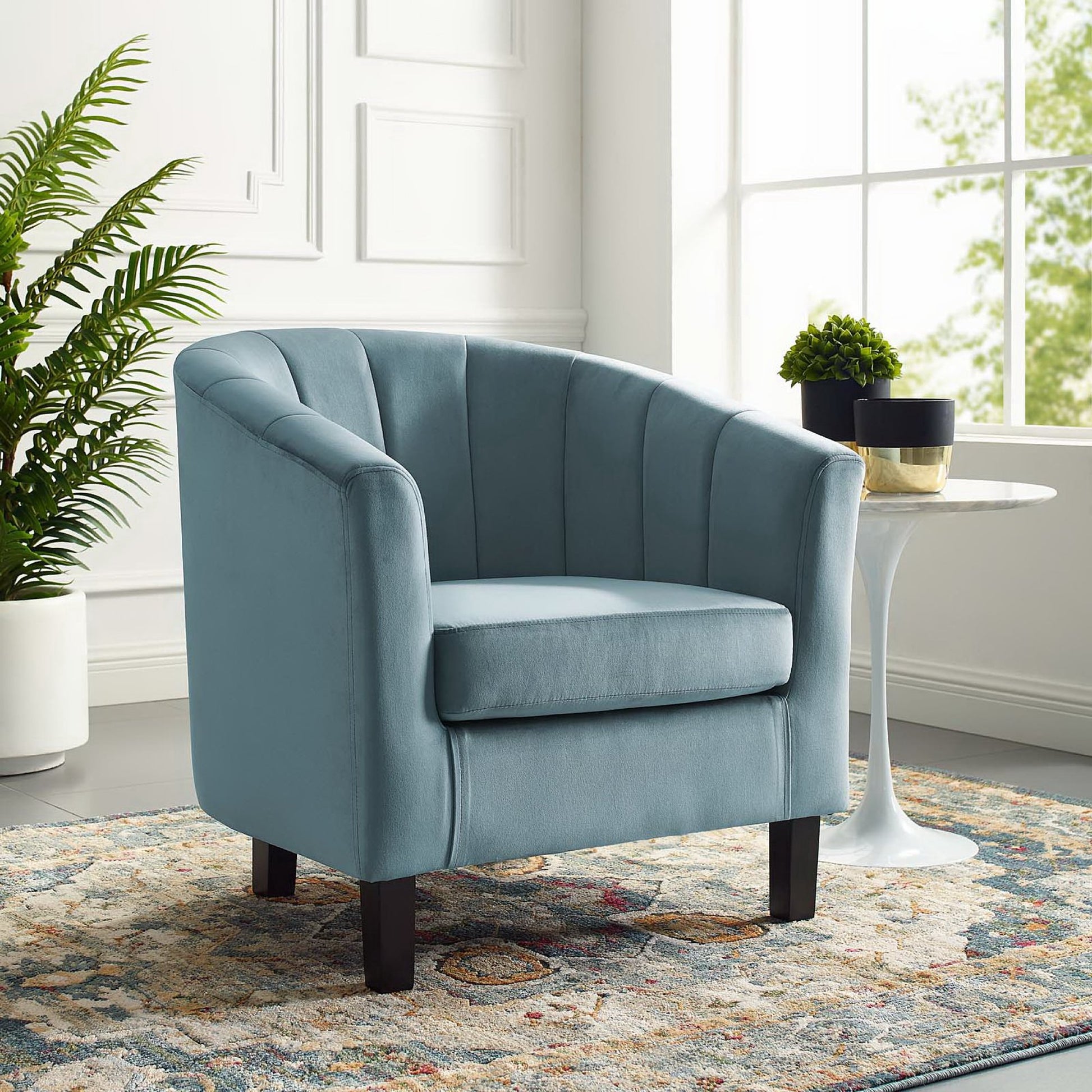 Prospect Channel Tufted Performance Velvet Armchair by Modway - Best Buy Furniture