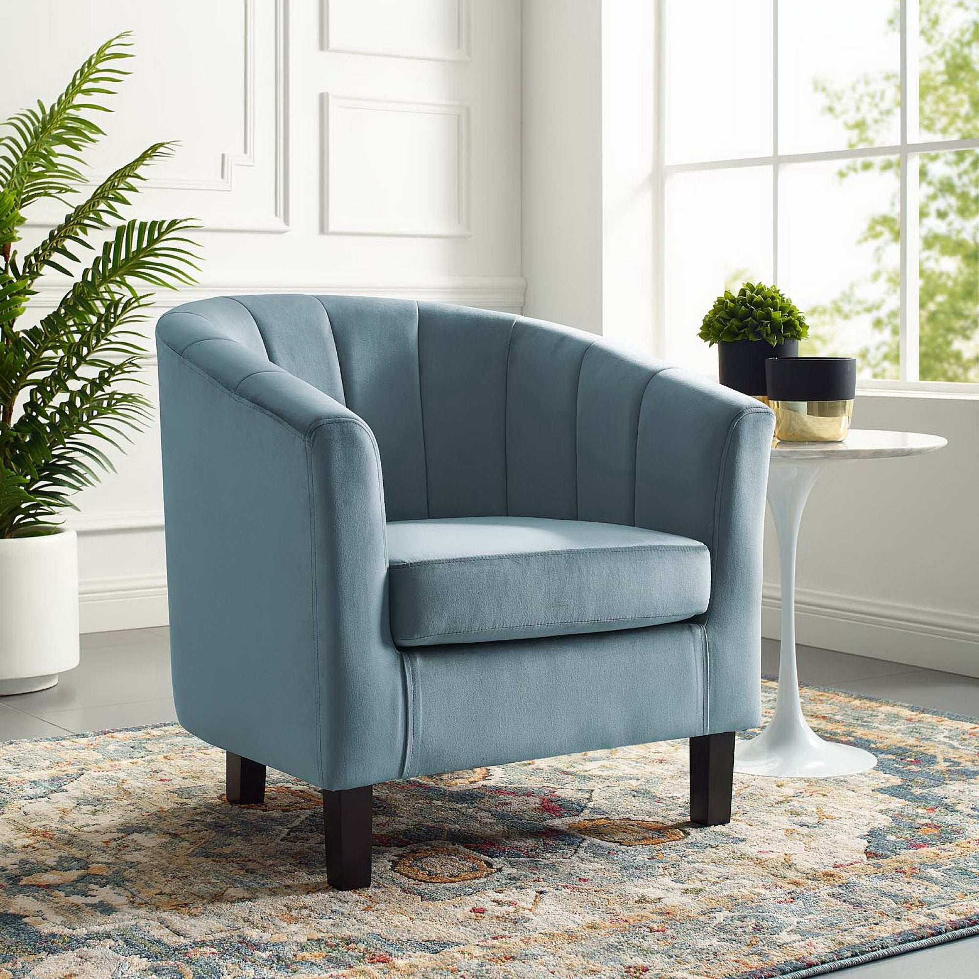 Prospect Channel Tufted Performance Velvet Armchair by Modway - Best Buy Furniture