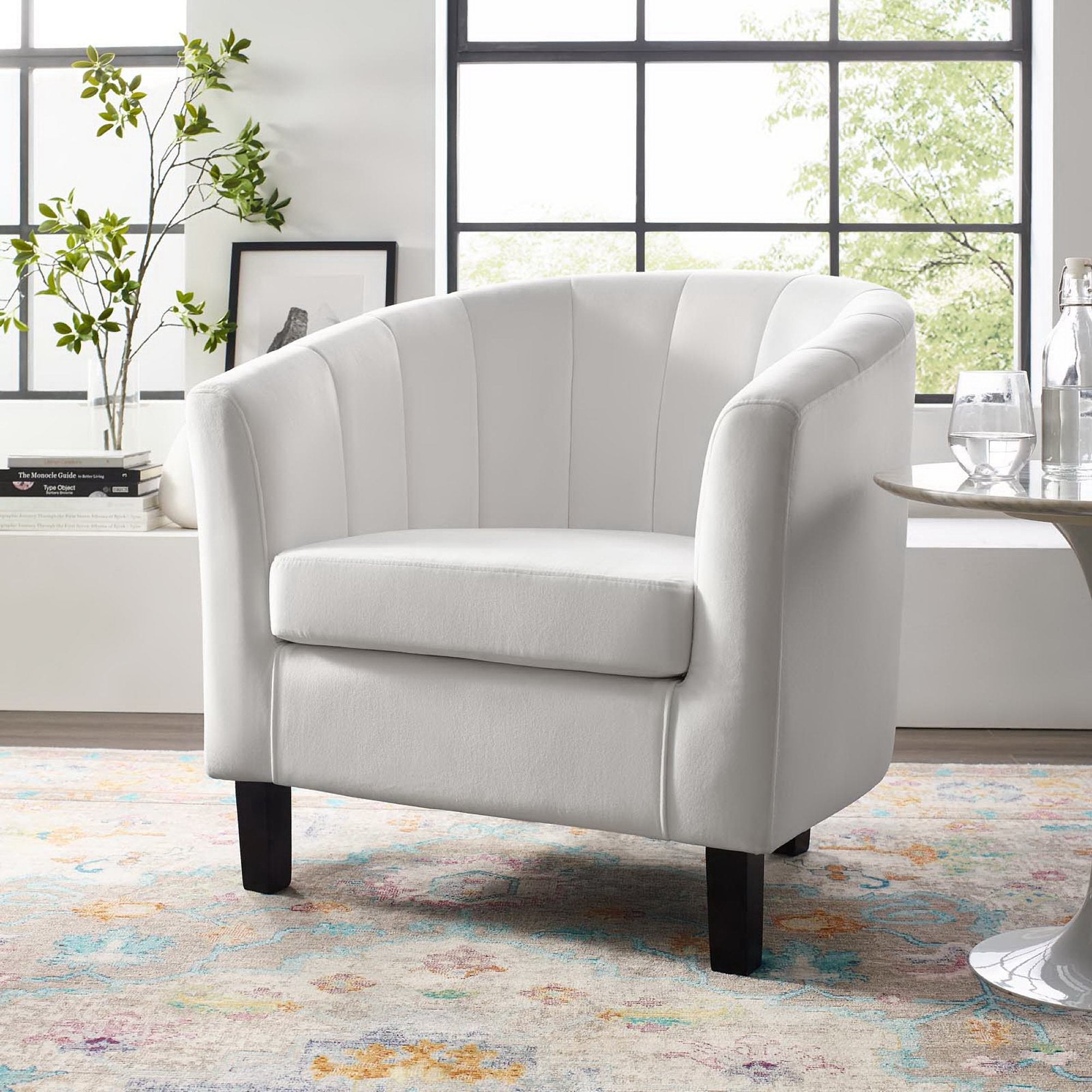 Prospect Channel Tufted Performance Velvet Armchair by Modway - Best Buy Furniture
