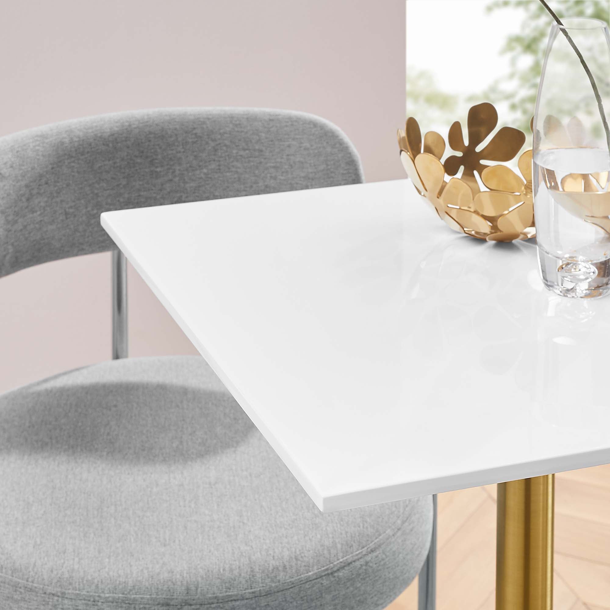 Lippa 24" Square Wood Dining Table by Modway - Best Buy Furniture