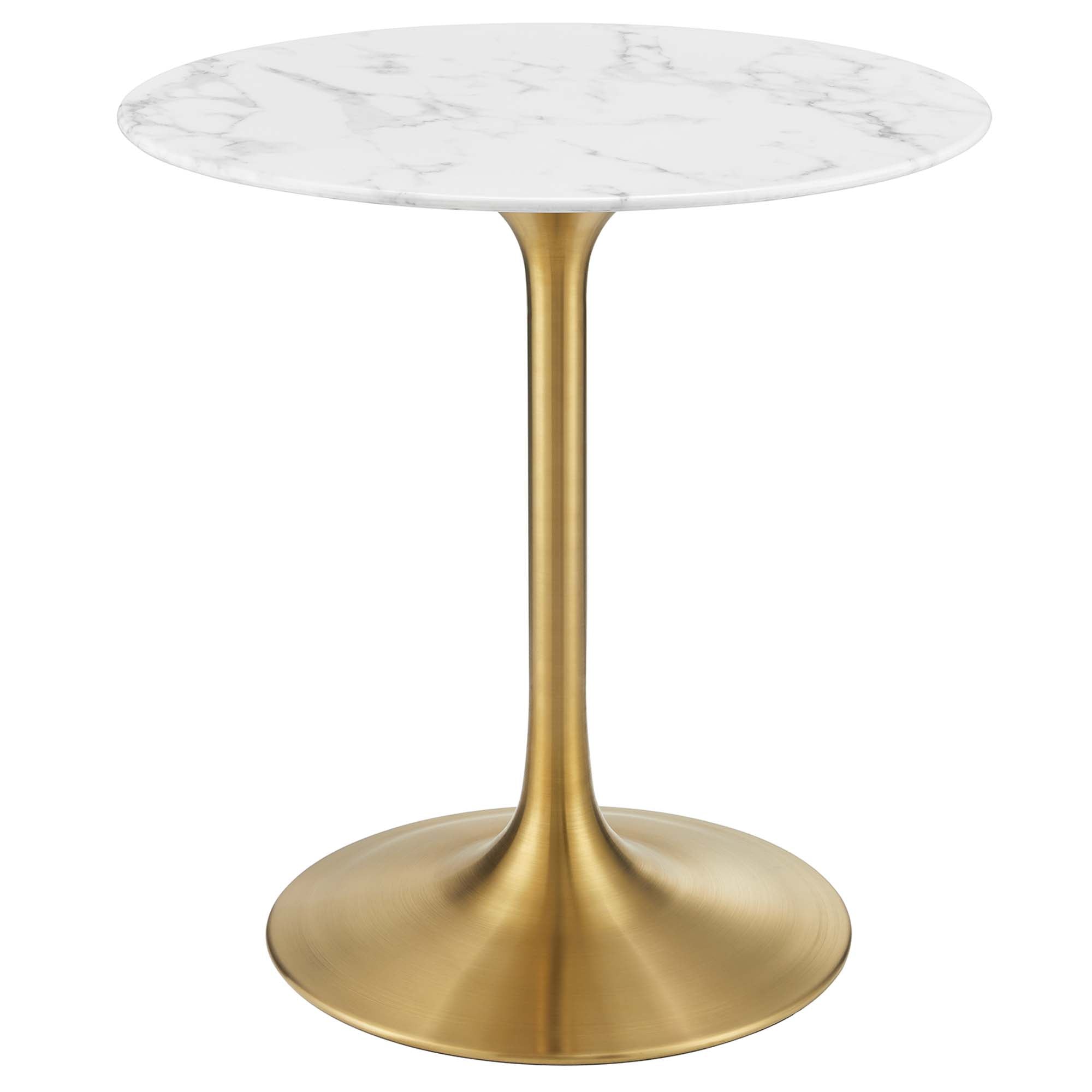 Lippa 28" Round Faux Marble Dining Table by Modway - Best Buy Furniture