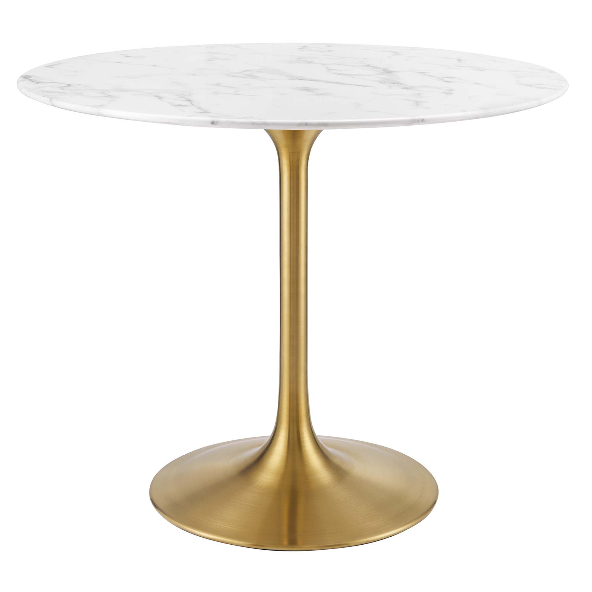 Lippa 36" Round Faux Marble Dining Table by Modway - Best Buy Furniture