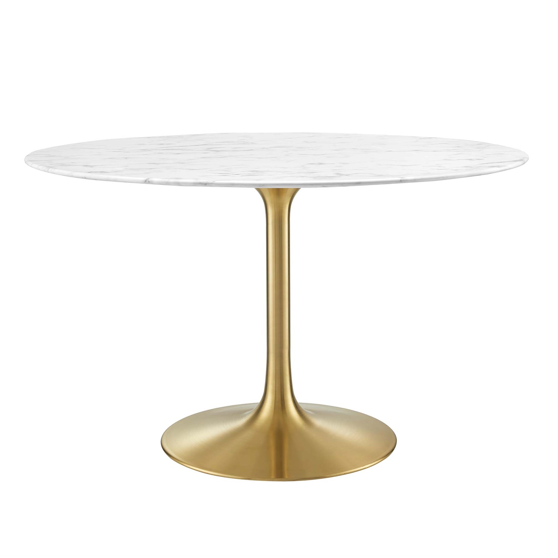 Lippa 48" Round Faux Marble Dining Table by Modway - Best Buy Furniture