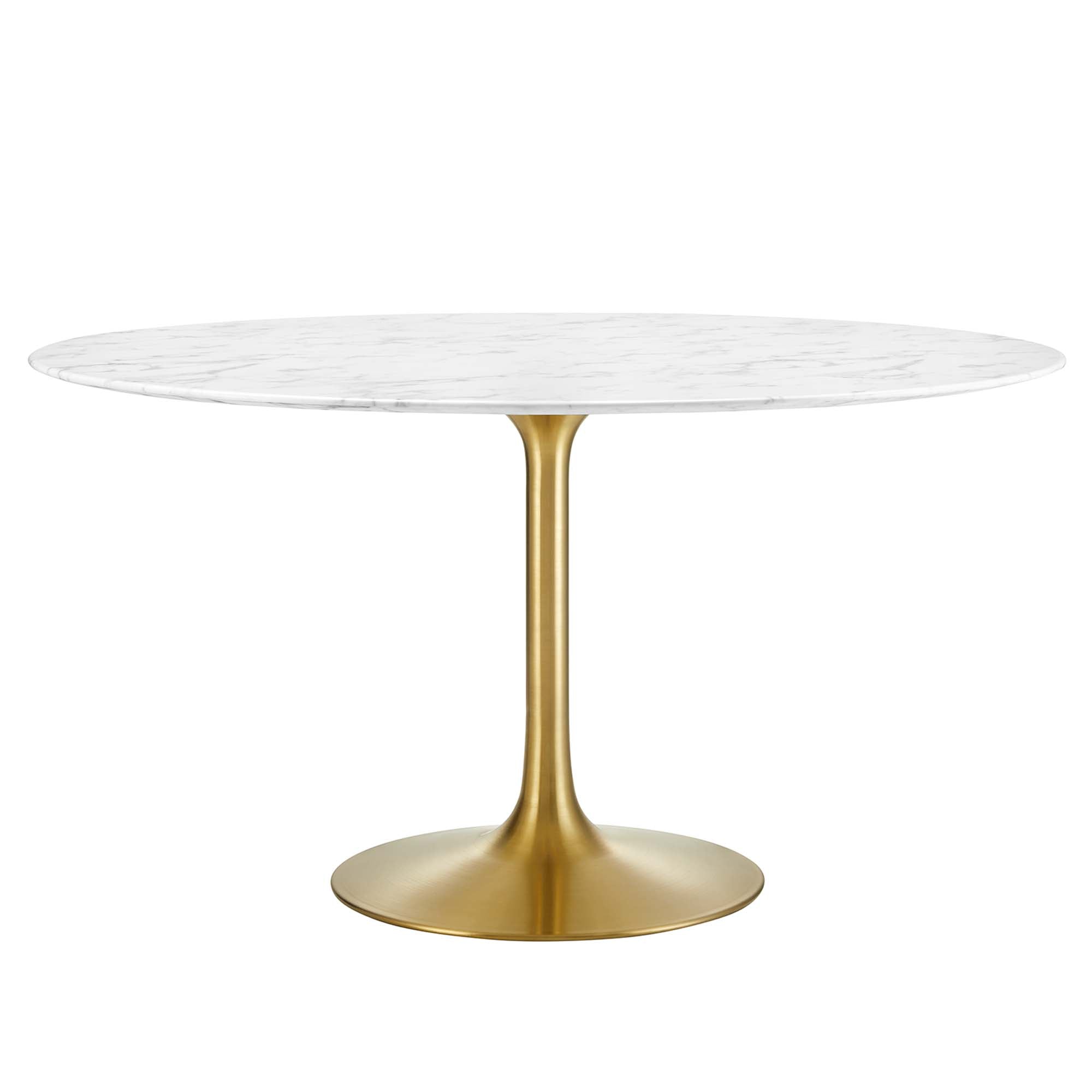 Lippa 54" Round Faux Marble Dining Table by Modway - Best Buy Furniture