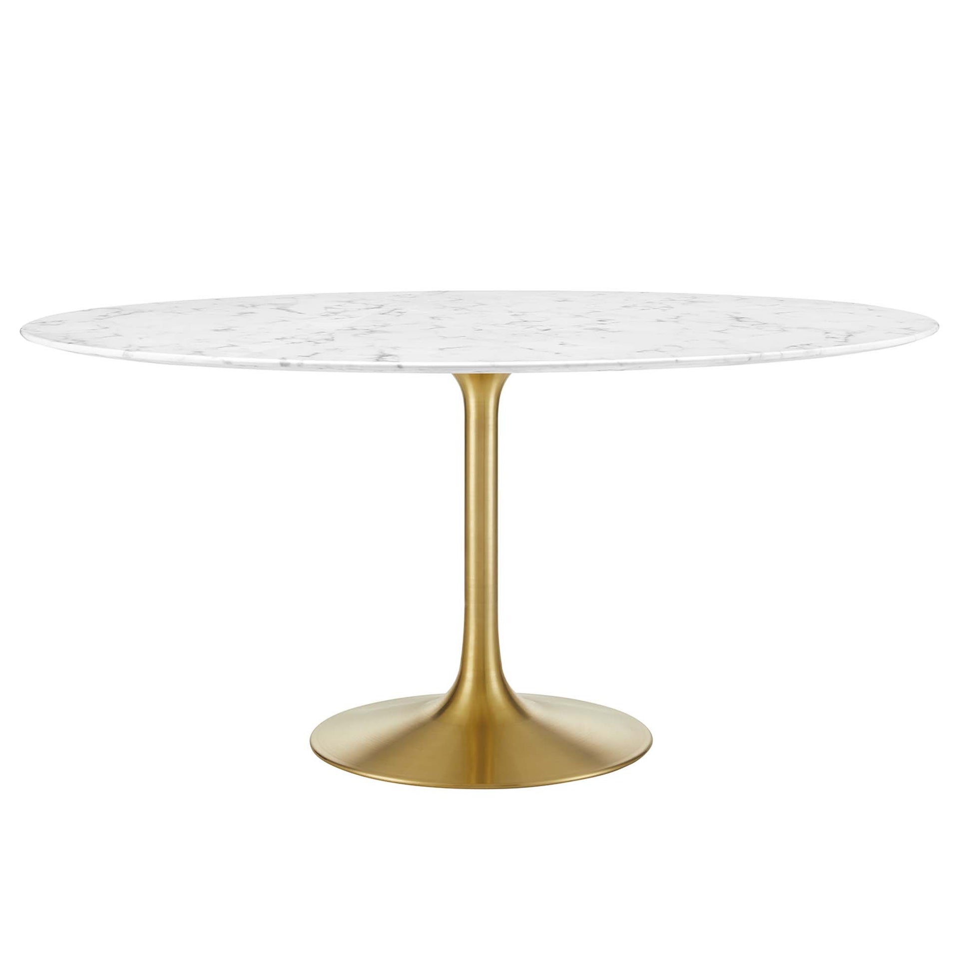 Lippa 60" Round Faux Marble Dining Table by Modway - Best Buy Furniture