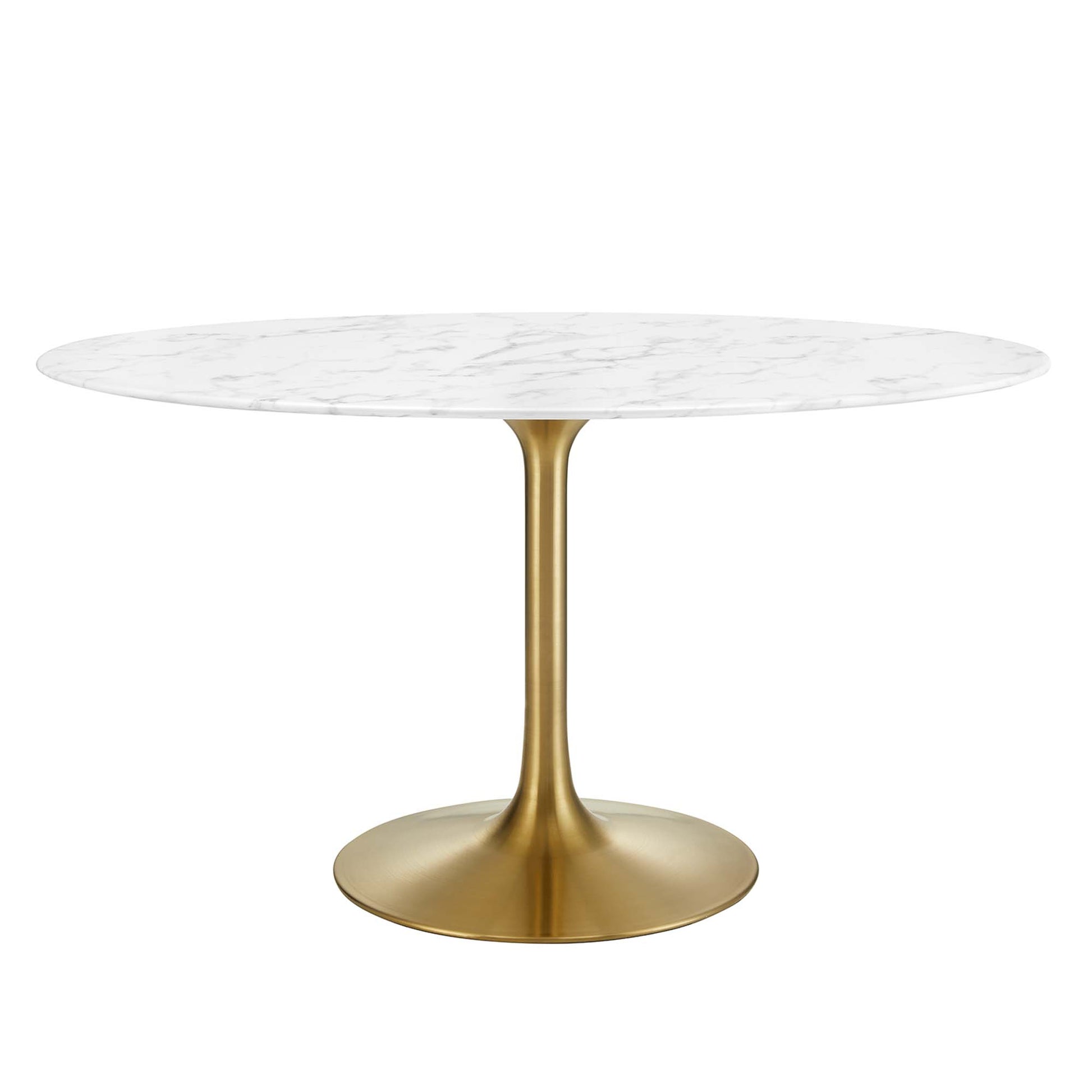 Lippa 54" Oval Faux Marble Dining Table by Modway - Best Buy Furniture