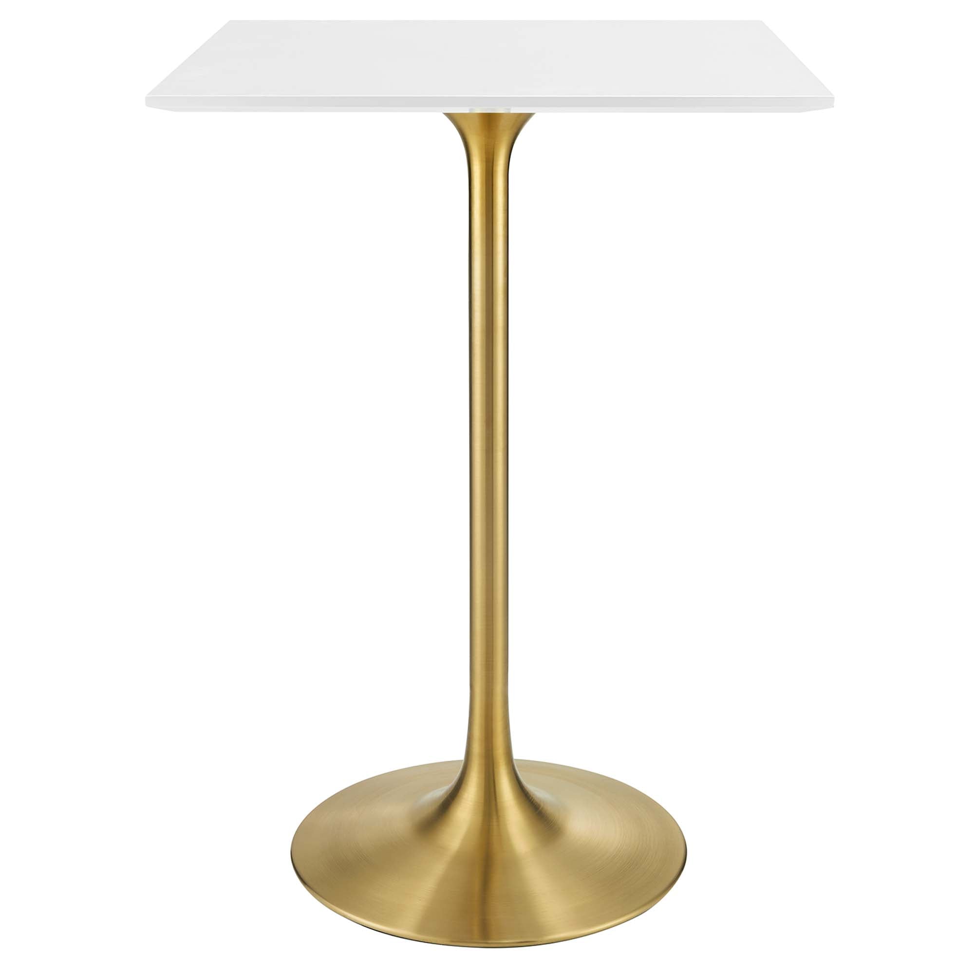 Lippa 28" Square Wood Bar Table by Modway - Best Buy Furniture