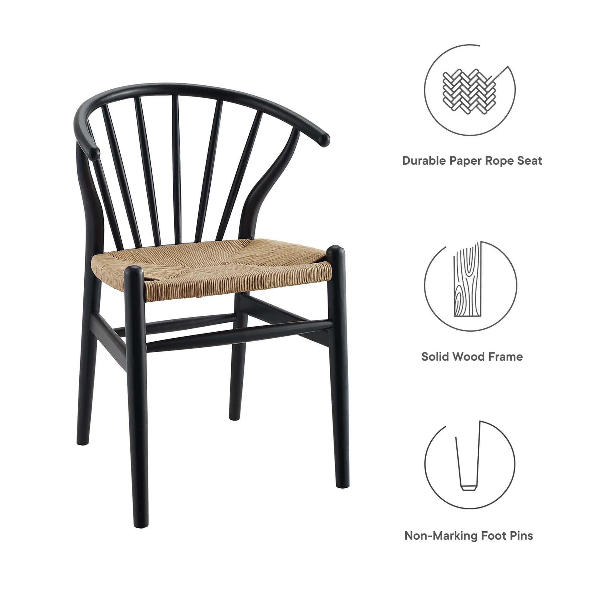 Flourish Spindle Wood Dining Side Chair by Modway - Best Buy Furniture