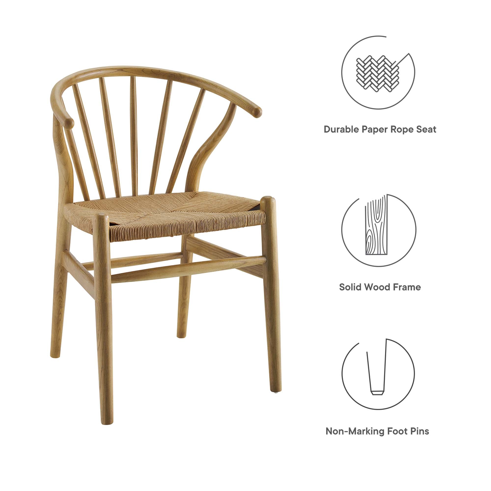 Flourish Spindle Wood Dining Side Chair by Modway - Best Buy Furniture