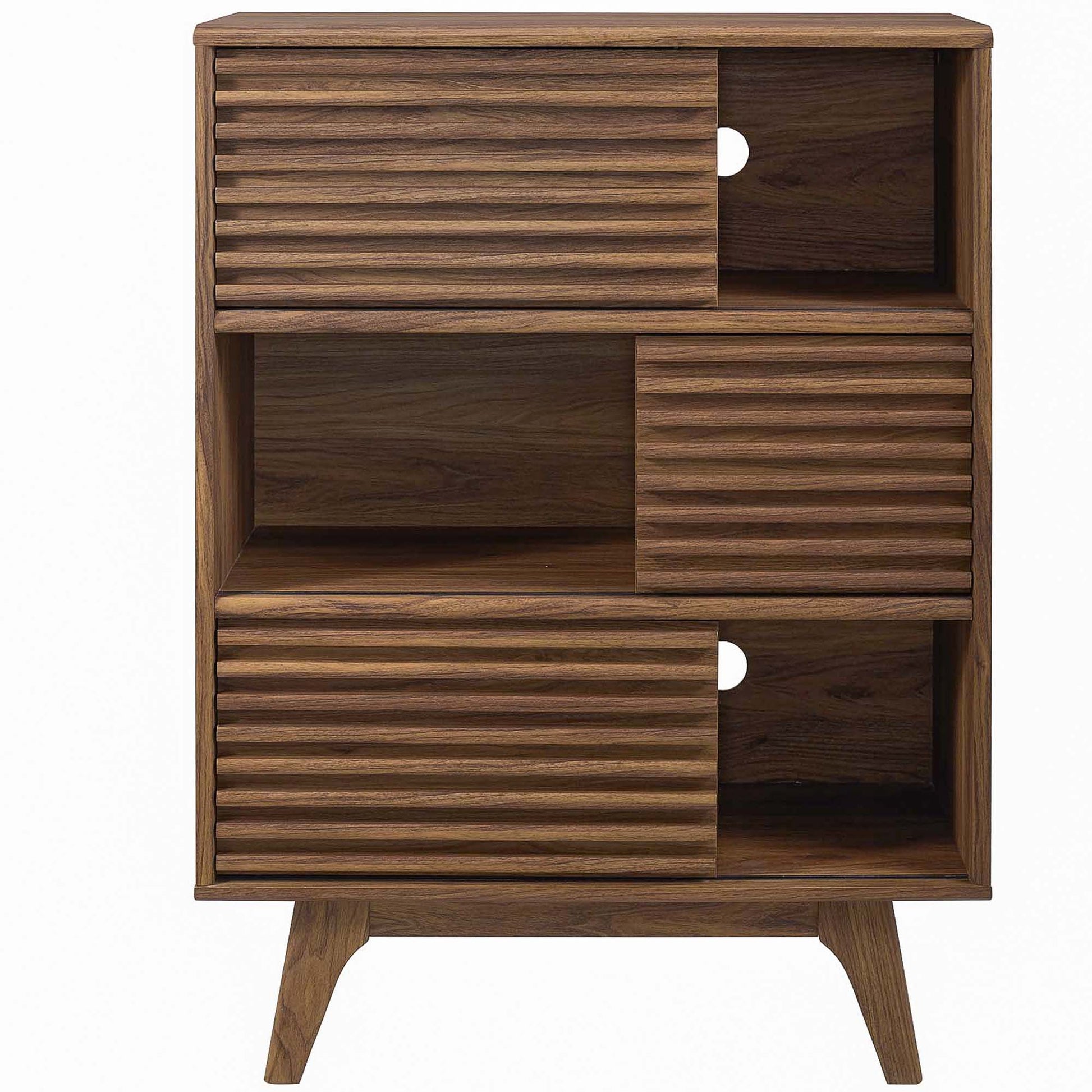 Render Three-Tier Display Storage Cabinet Stand by Modway - Best Buy Furniture