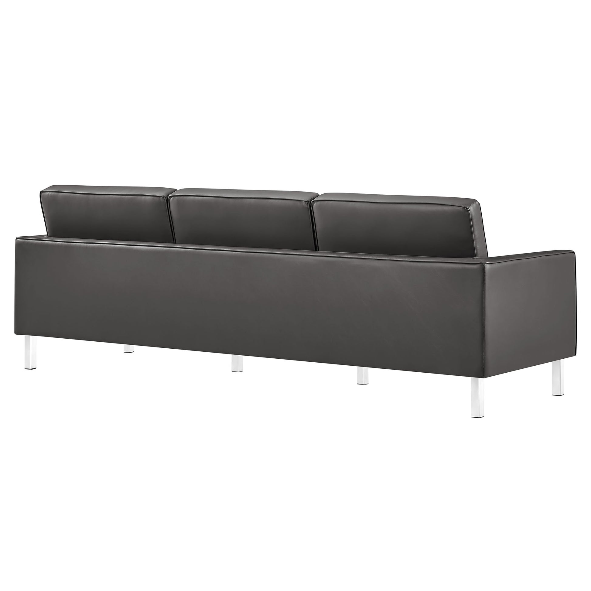 Loft Tufted Vegan Leather Sofa by Modway - Best Buy Furniture