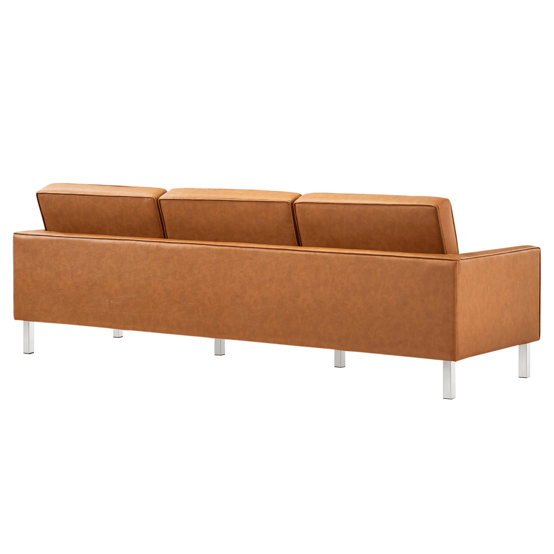 Loft Tufted Vegan Leather Sofa by Modway - Best Buy Furniture