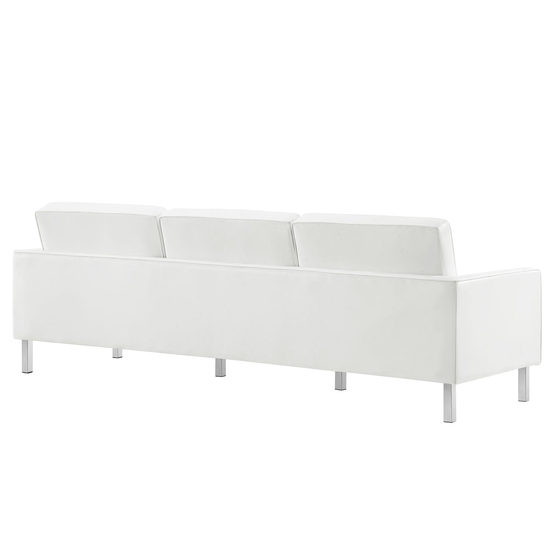 Loft Tufted Vegan Leather Sofa by Modway - Best Buy Furniture