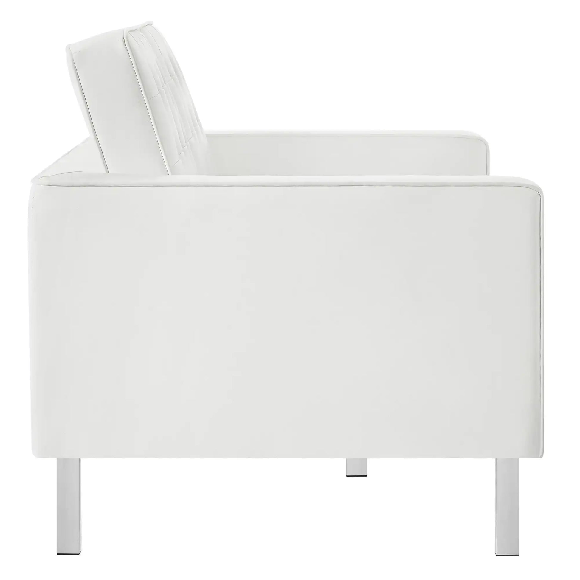 Loft Tufted Vegan Leather Loveseat by Modway - Best Buy Furniture