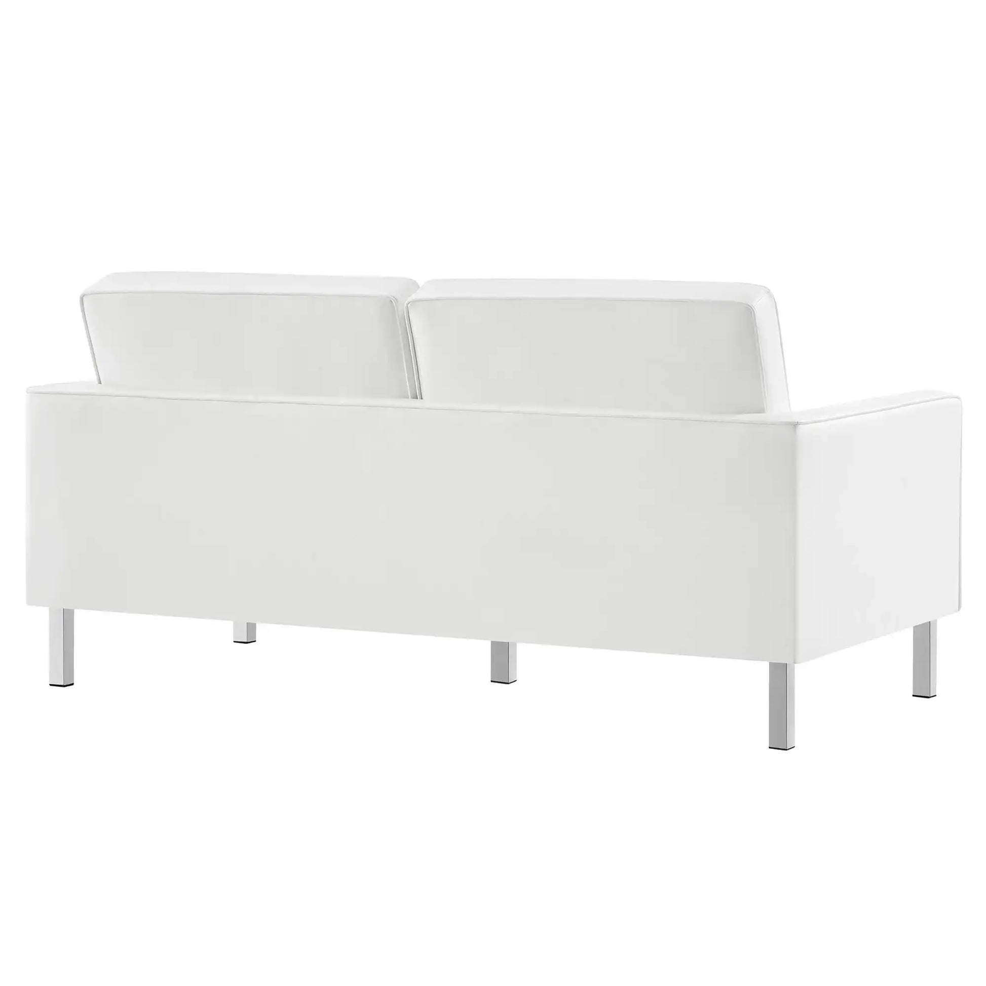 Loft Tufted Vegan Leather Loveseat by Modway - Best Buy Furniture