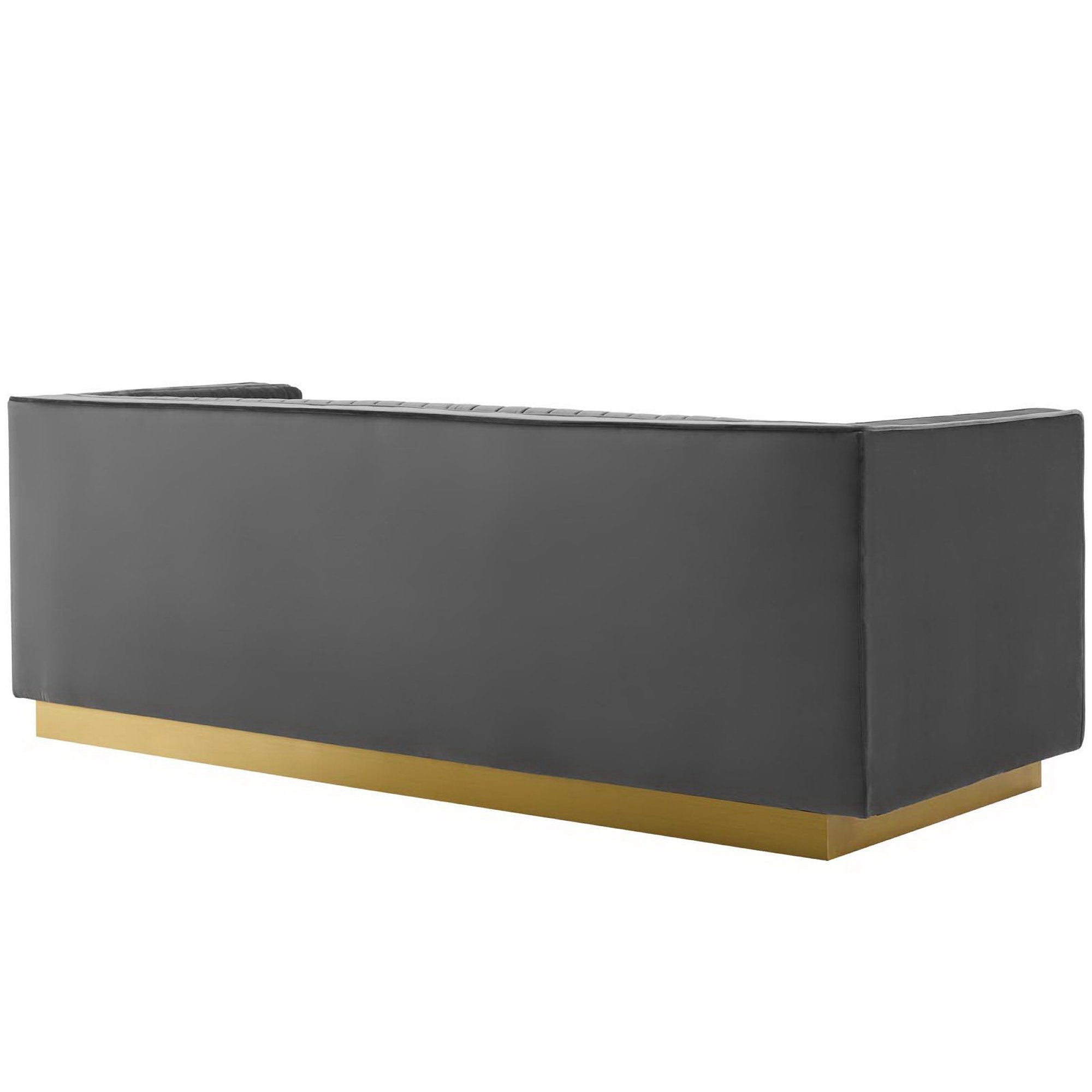 Sanguine Vertical Channel Tufted Performance Velvet Sofa by Modway - Best Buy Furniture